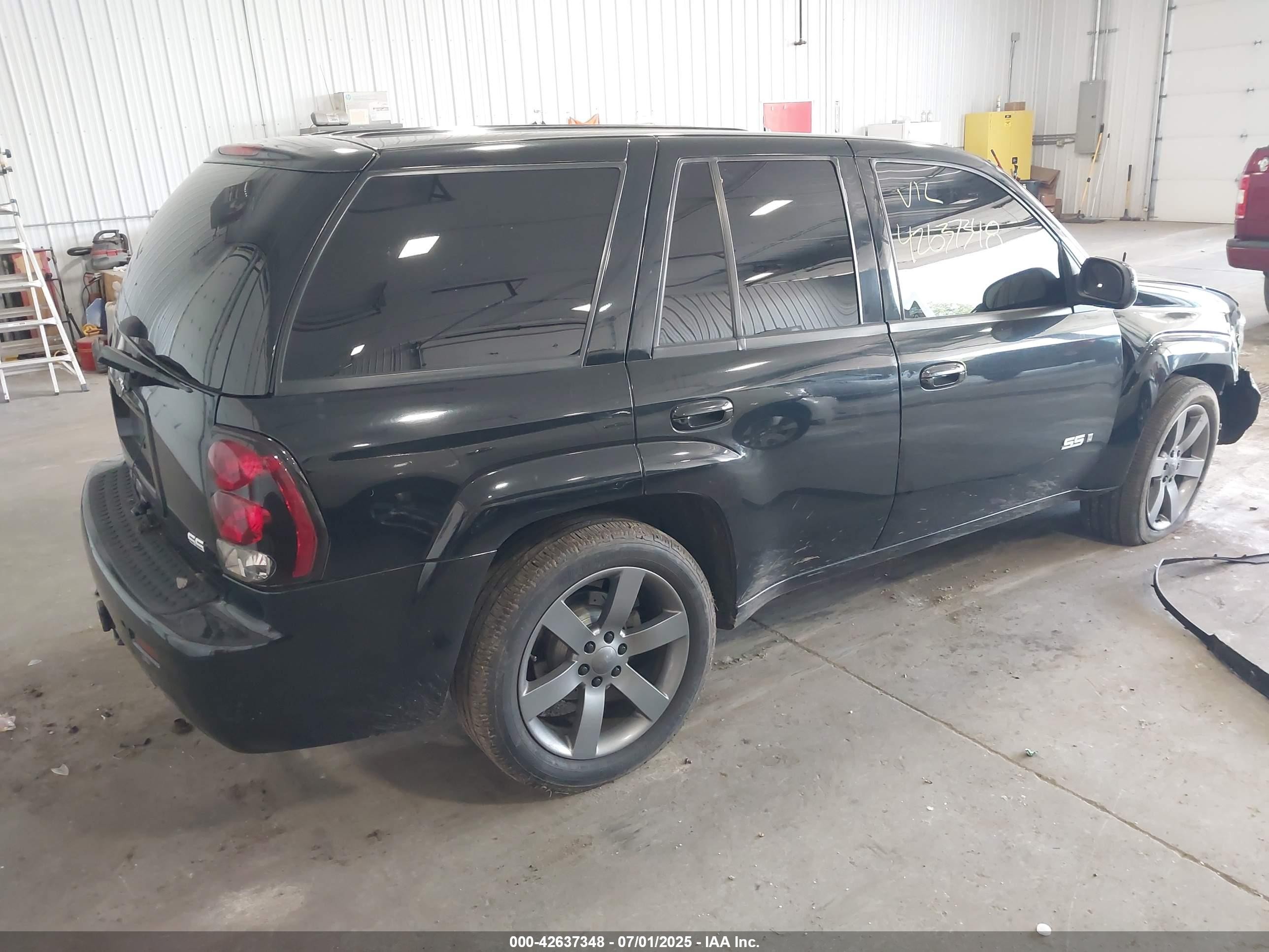 2009 Chevrolet Trailblazer Ss Black vin: 1GNET53H992131335