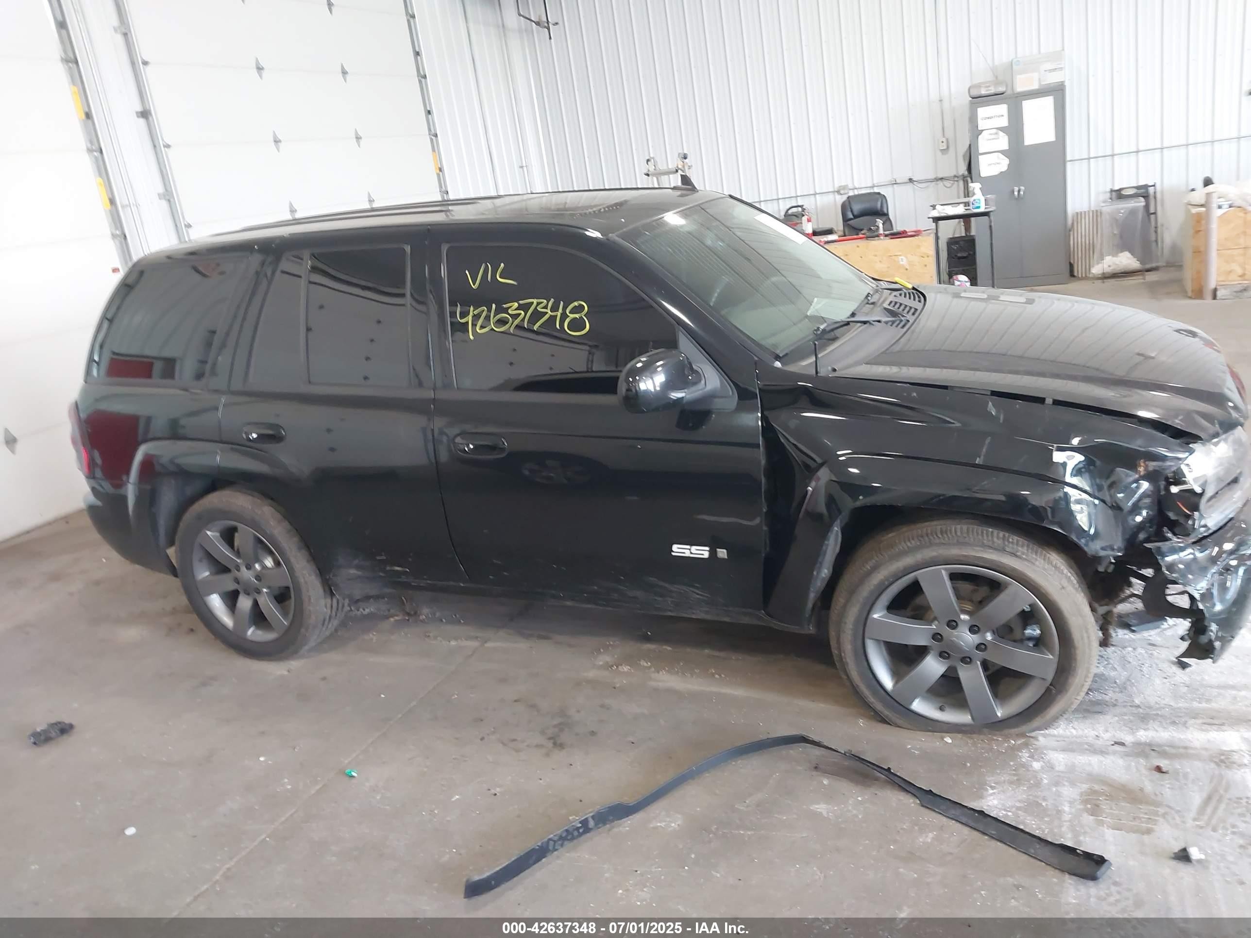 2009 Chevrolet Trailblazer Ss Black vin: 1GNET53H992131335