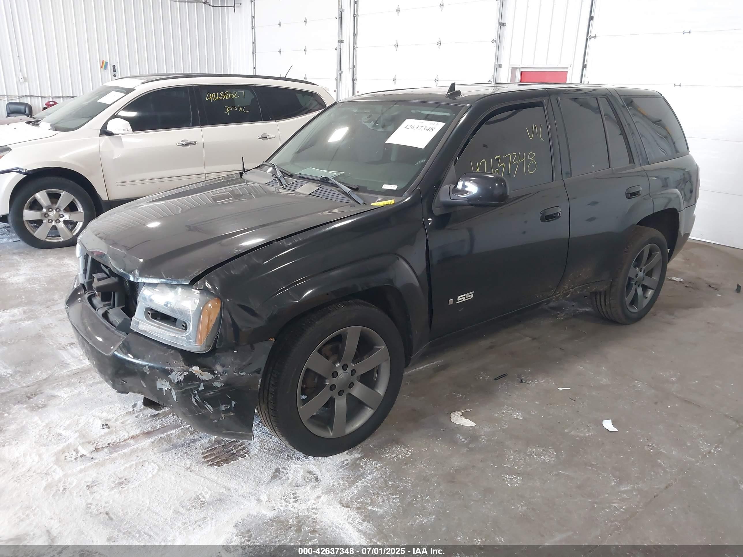 2009 Chevrolet Trailblazer Ss Black vin: 1GNET53H992131335
