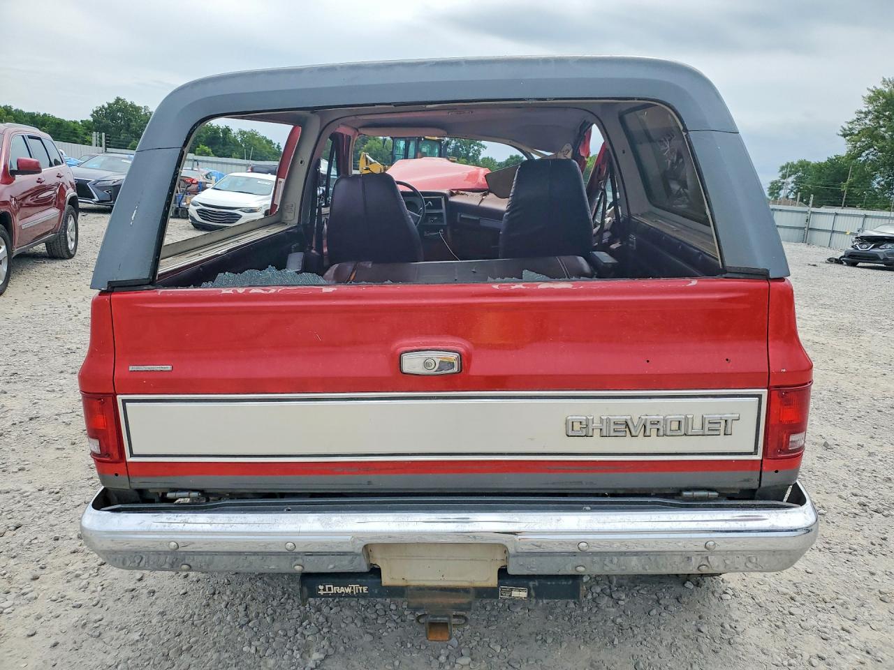 1987 Chevrolet Blazer V10 Красный vin: 1GNEV18C1HF145186