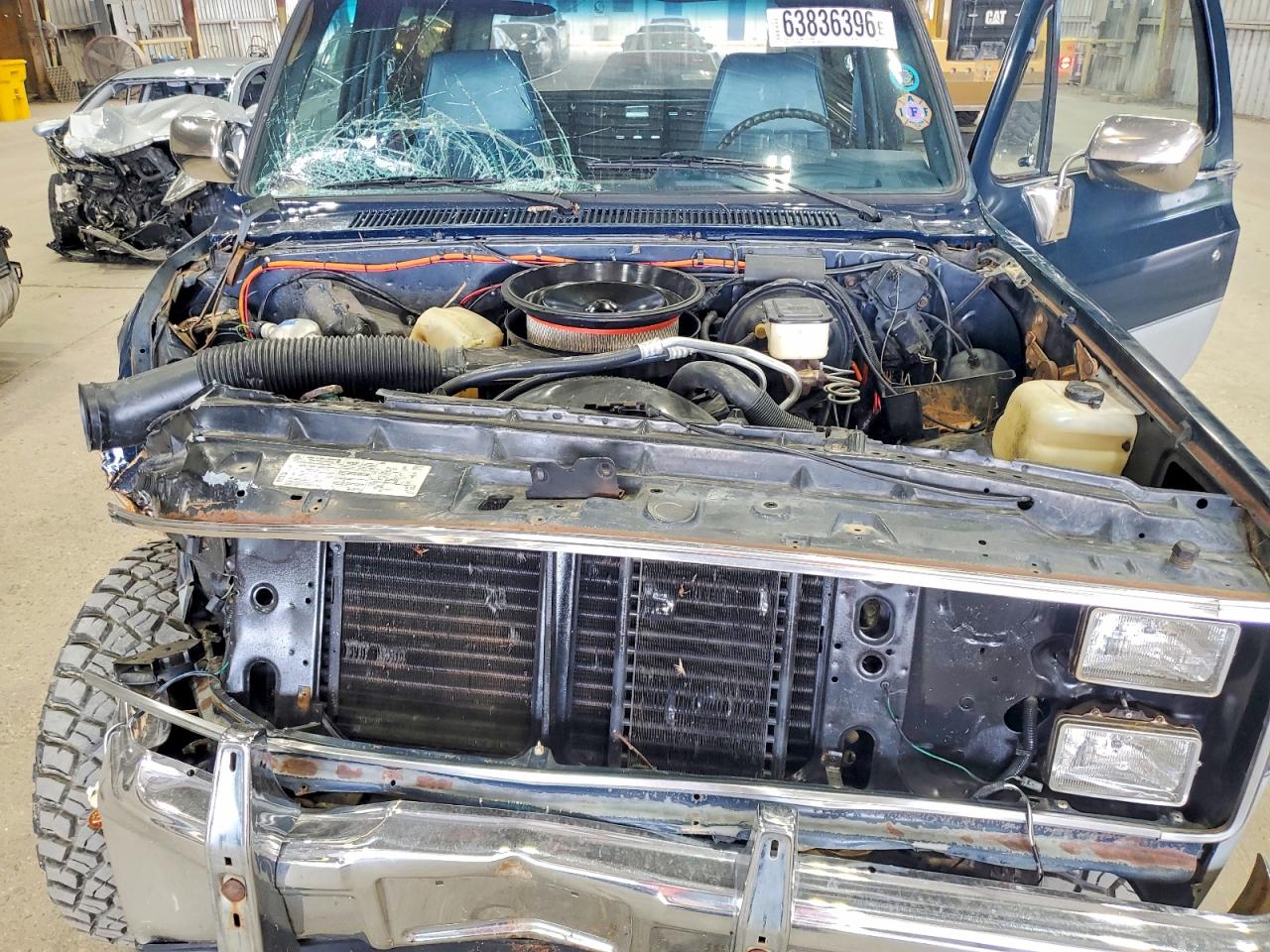 1987 Chevrolet Blazer V10 Blue vin: 1GNEV18K1HF189342