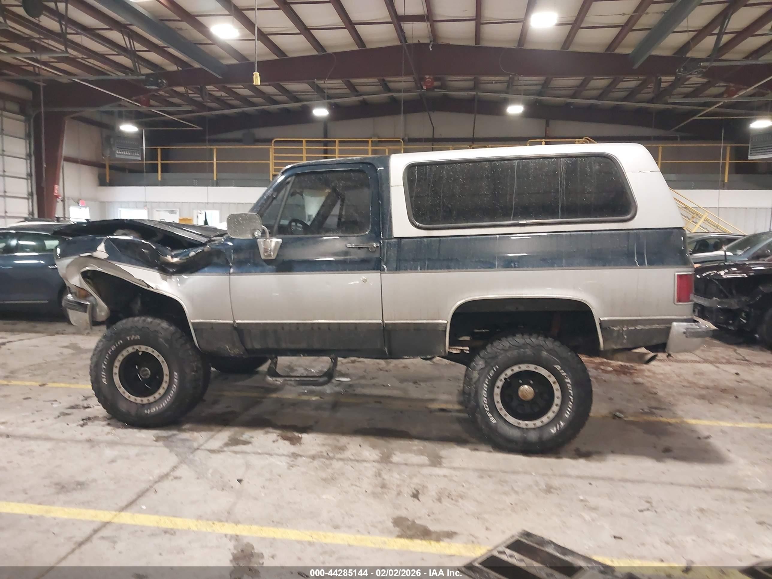 1989 Chevrolet Blazer V10 Blue vin: 1GNEV18K2KF109456