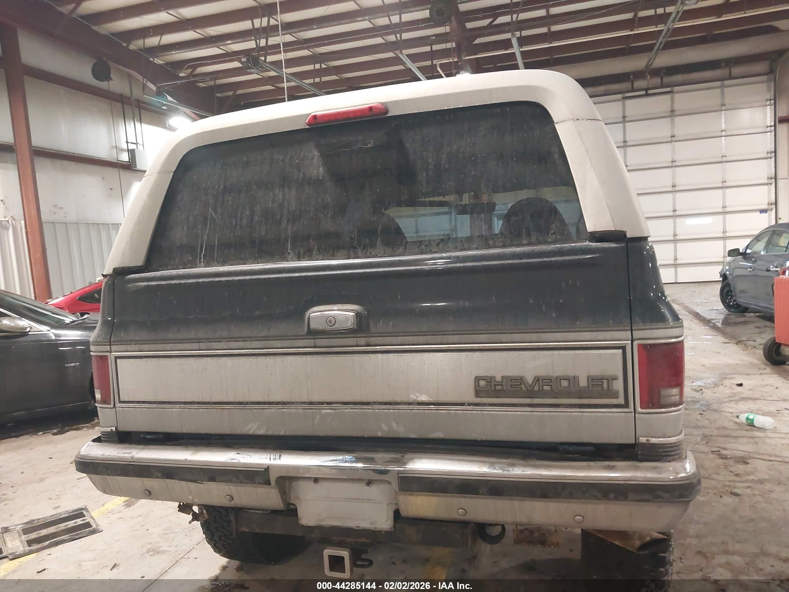 1989 Chevrolet Blazer V10 Blue vin: 1GNEV18K2KF109456