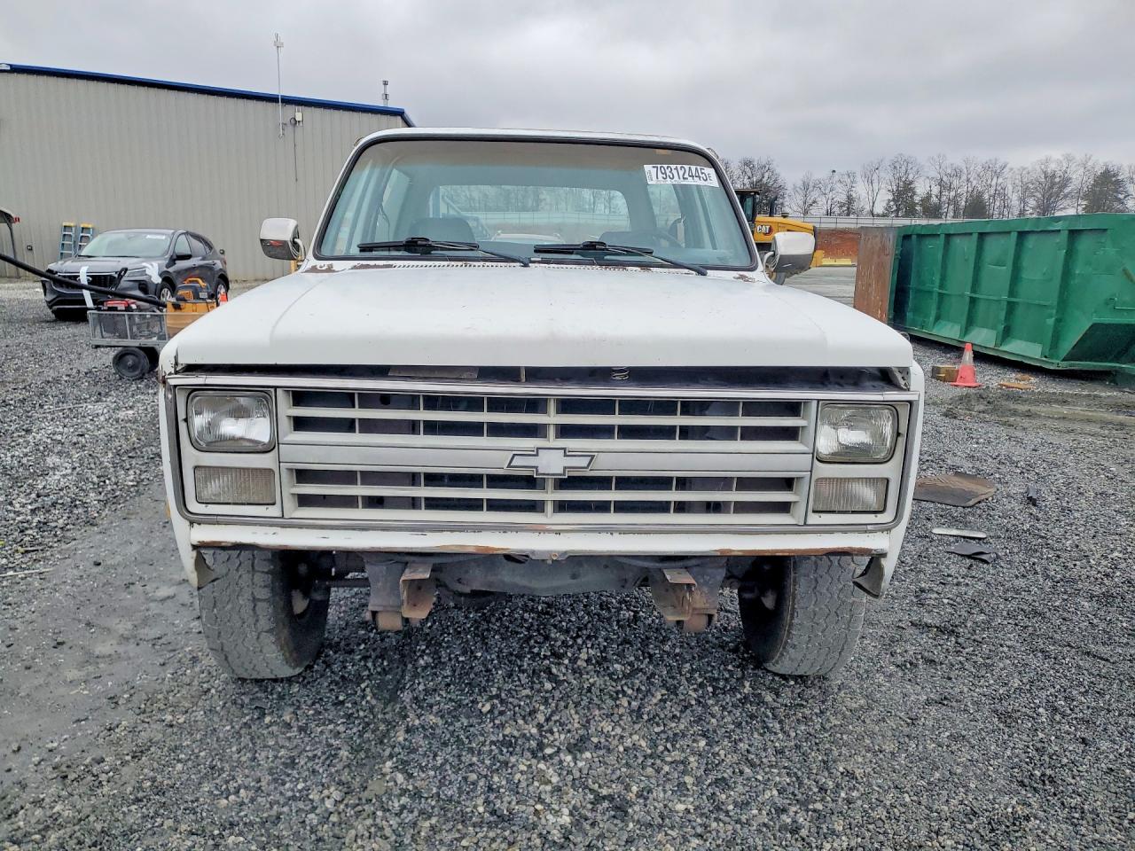 1987 Chevrolet Blazer V10 White vin: 1GNEV18K5HF179719