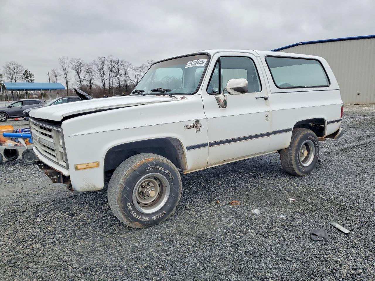 1987 Chevrolet Blazer V10 Белый vin: 1GNEV18K5HF179719