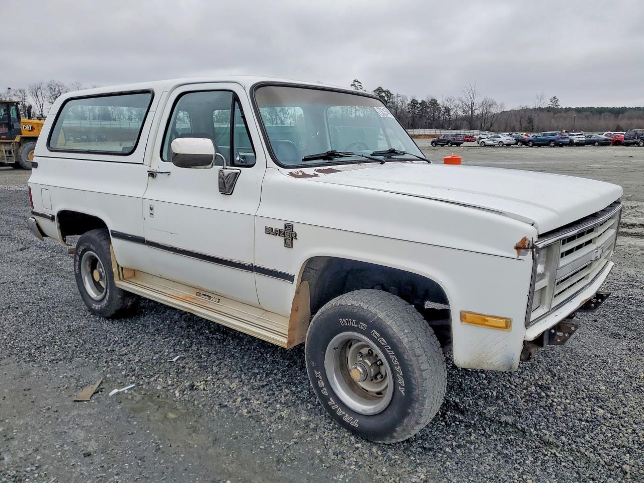 1987 Chevrolet Blazer V10 White vin: 1GNEV18K5HF179719
