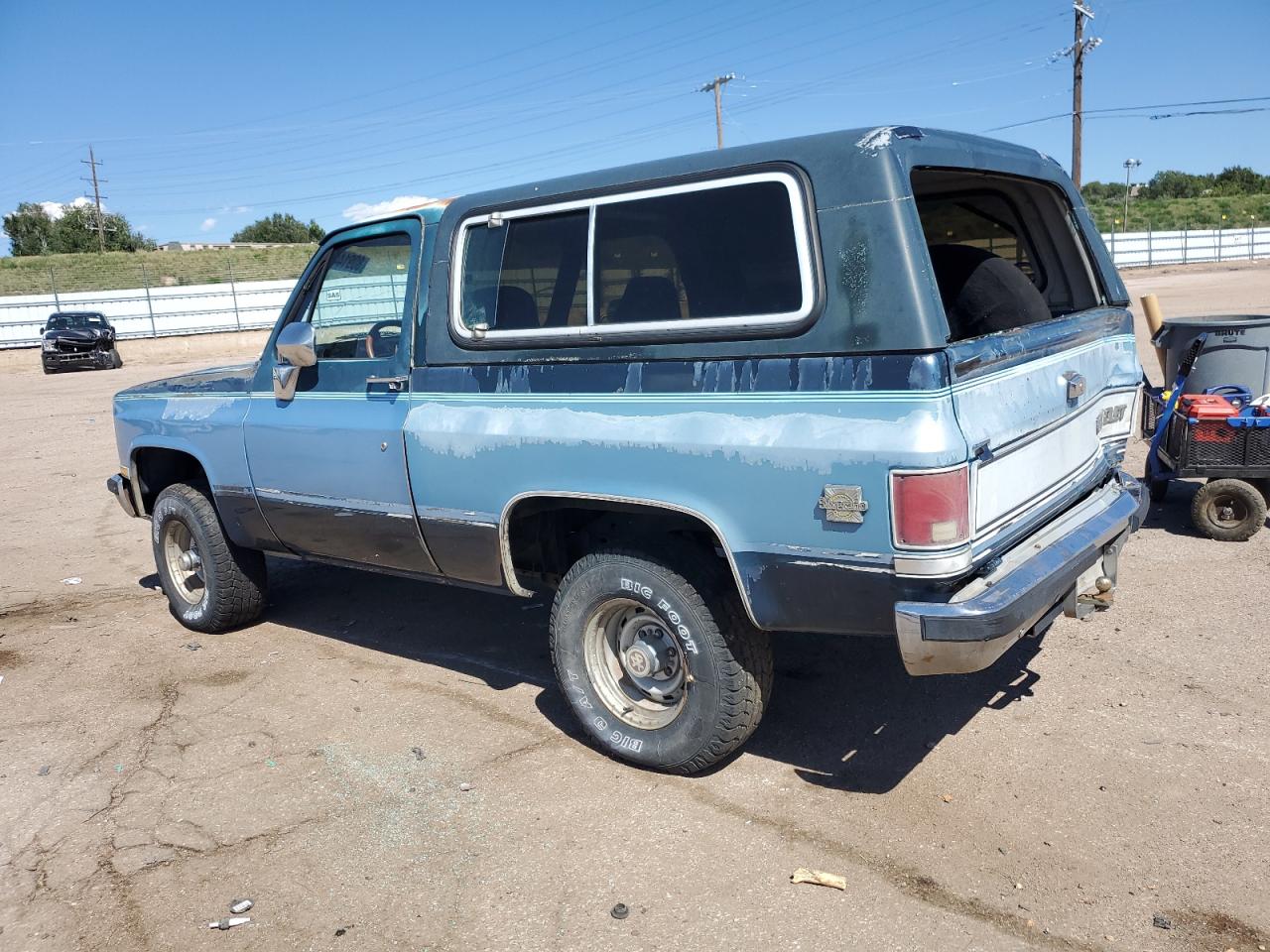 1987 Chevrolet Blazer V10 Синий vin: 1GNEV18K7HF180306