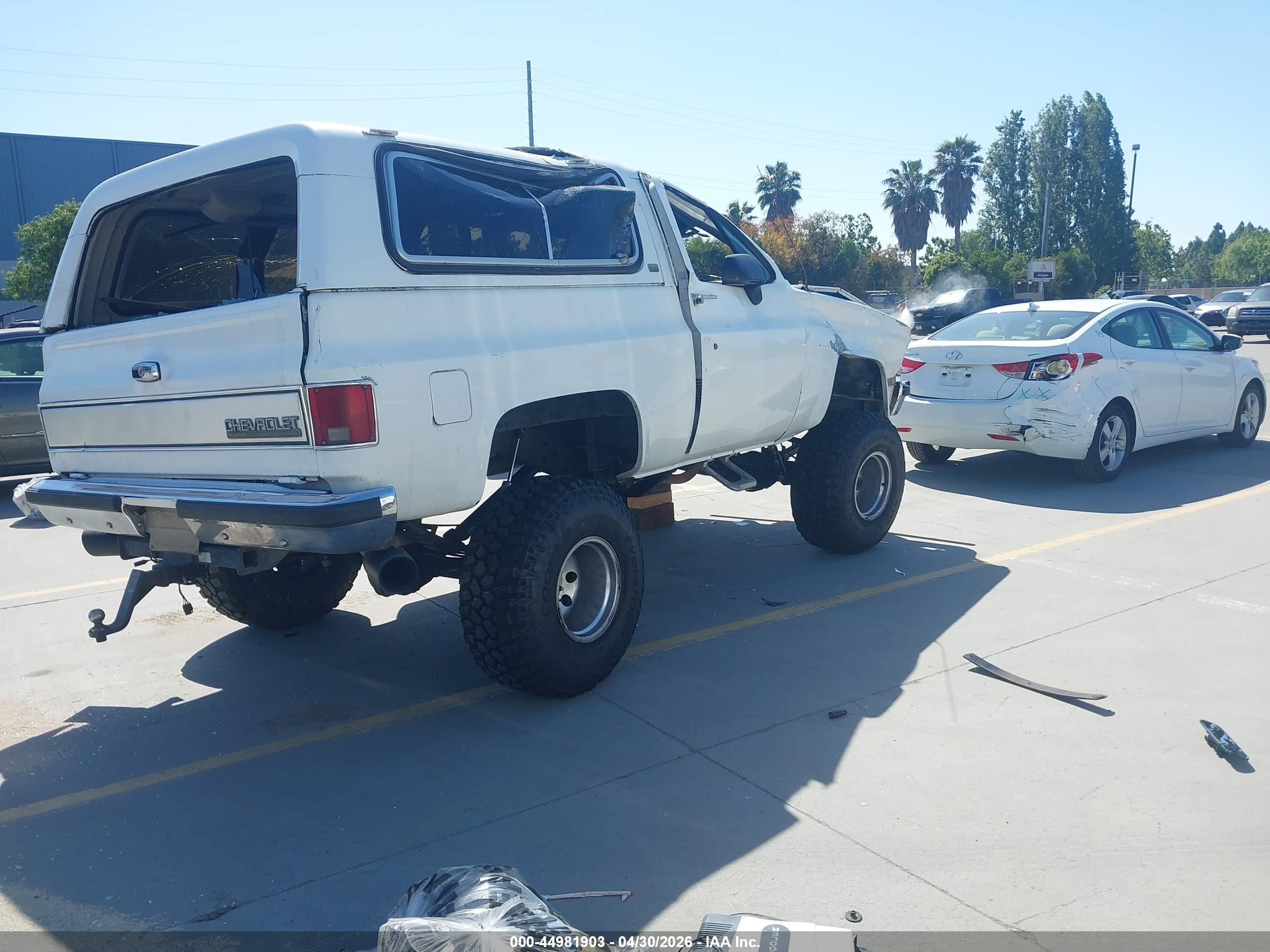 1991 Chevrolet Blazer V10 White vin: 1GNEV18KXMF113385