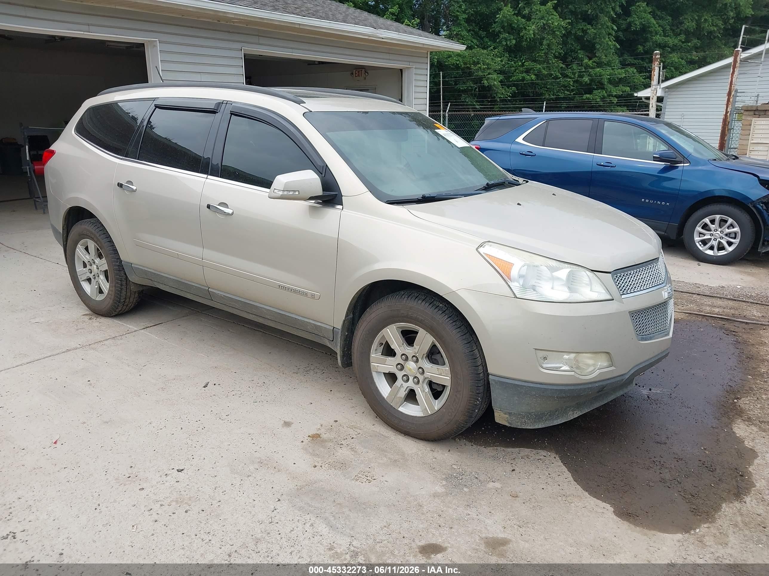 2009 Chevrolet Traverse Lt Gold vin: 1GNEV23D69S147627