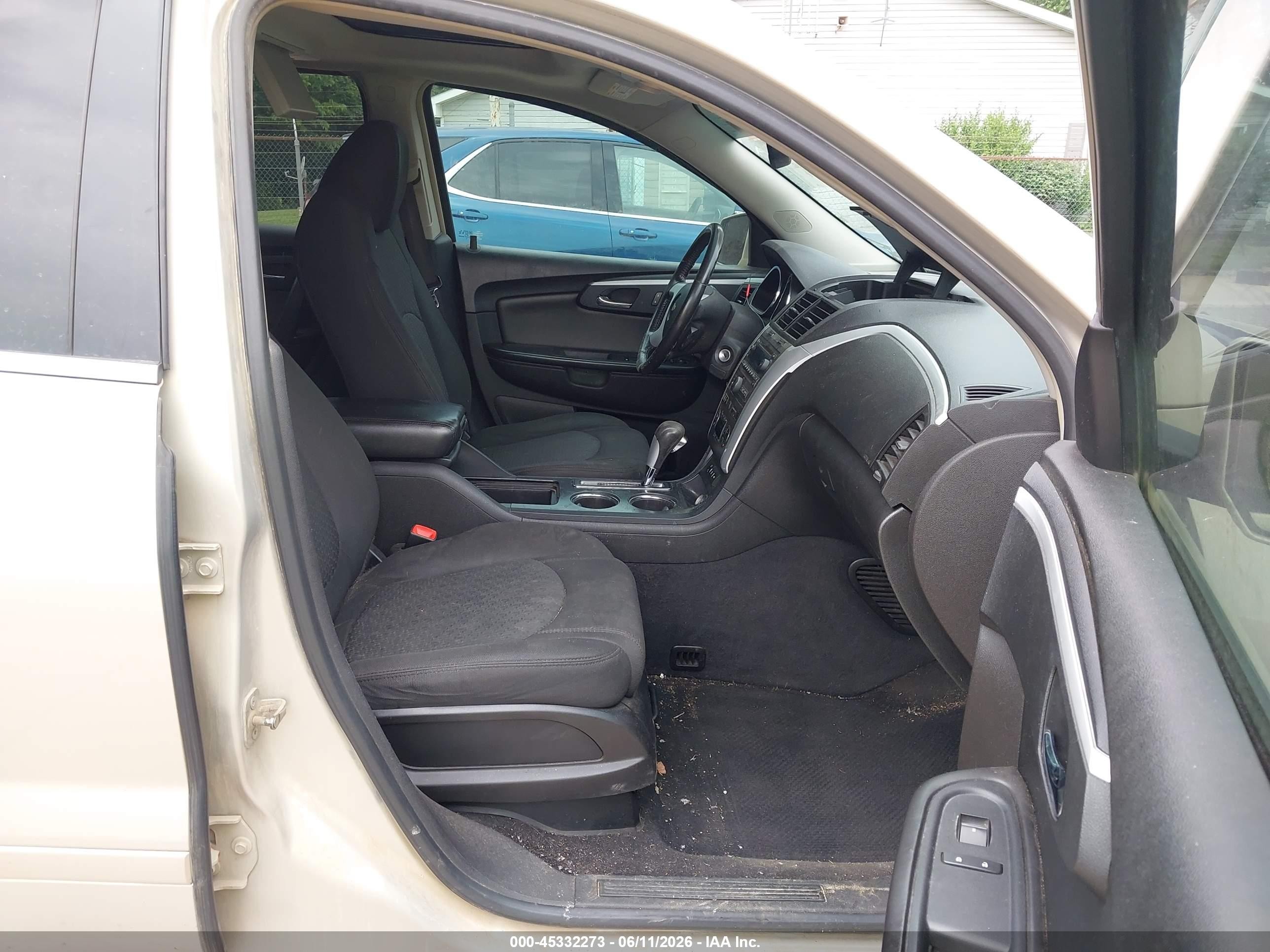 2009 Chevrolet Traverse Lt Gold vin: 1GNEV23D69S147627