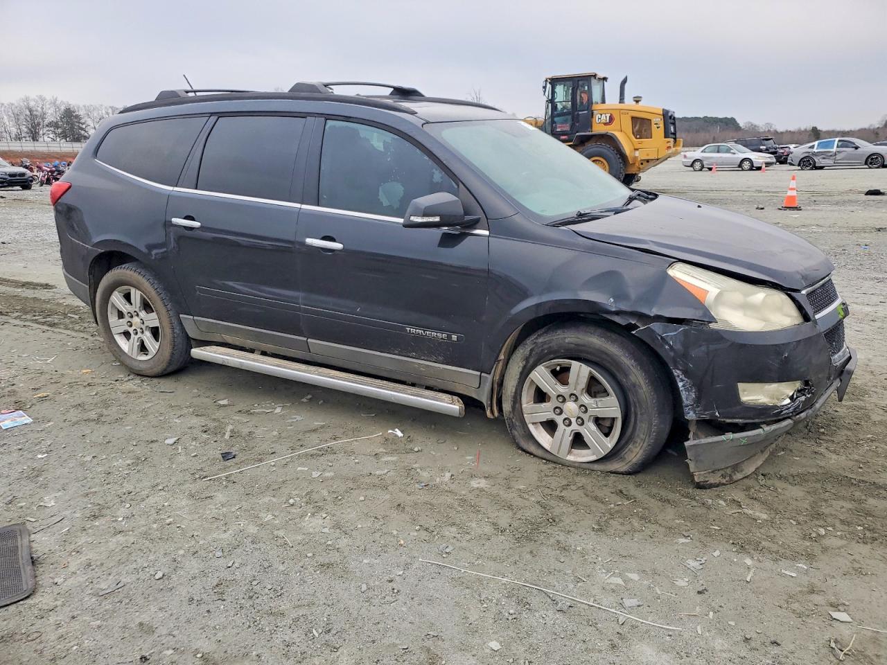 2009 Chevrolet Traverse Black vin: 1GNEV23D79S117410