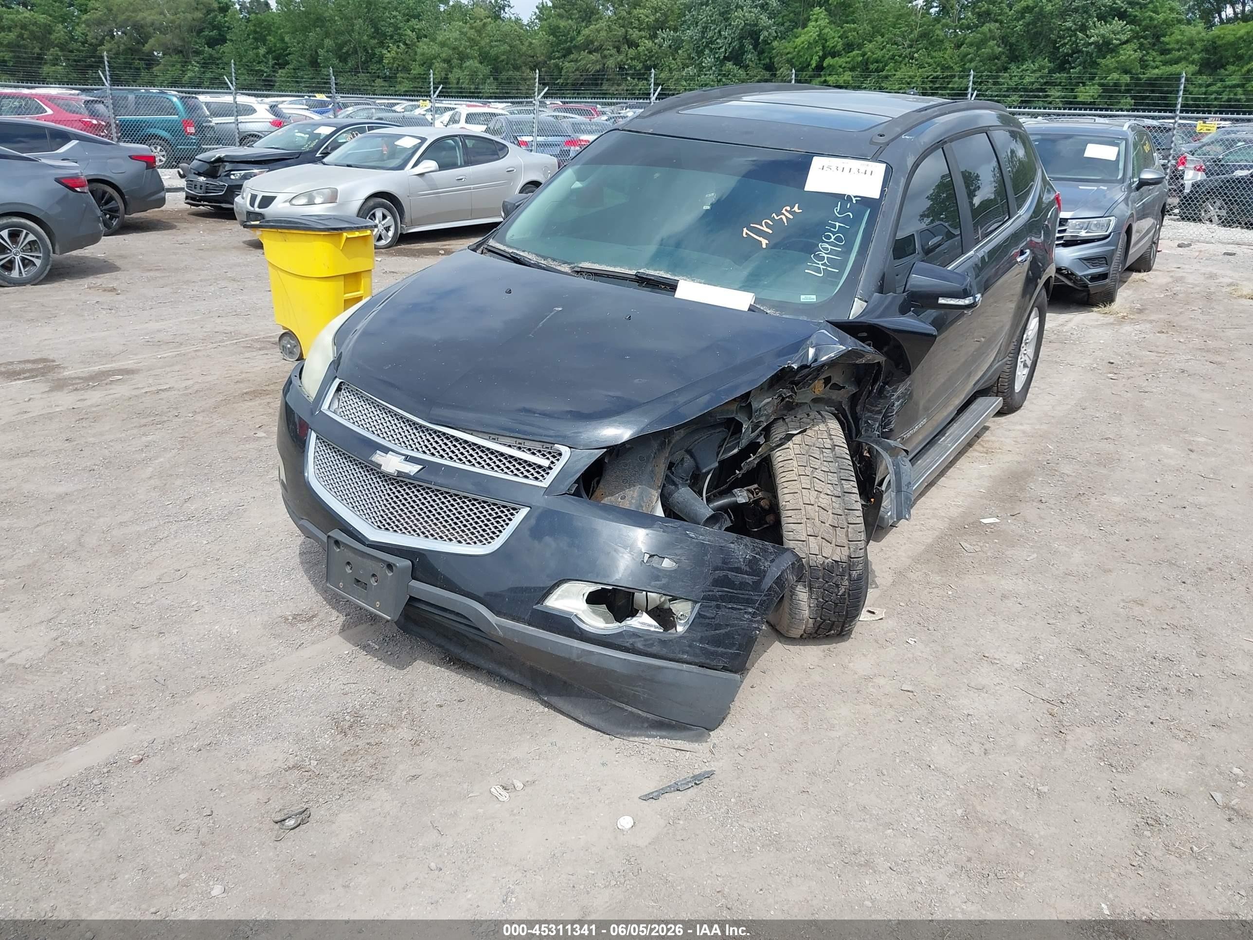 2009 Chevrolet Traverse Lt Черный vin: 1GNEV23D79S119948