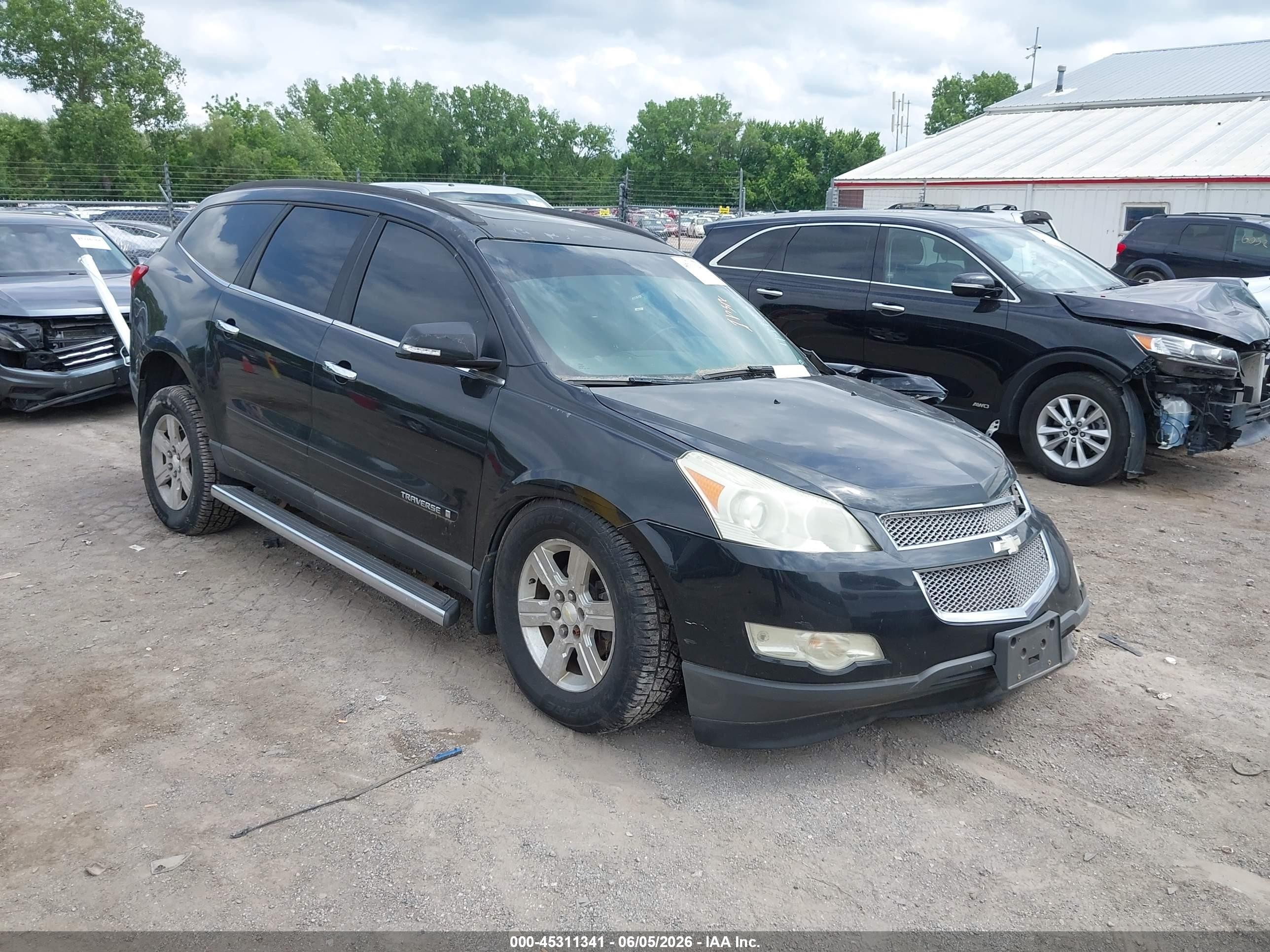 2009 Chevrolet Traverse Lt Черный vin: 1GNEV23D79S119948