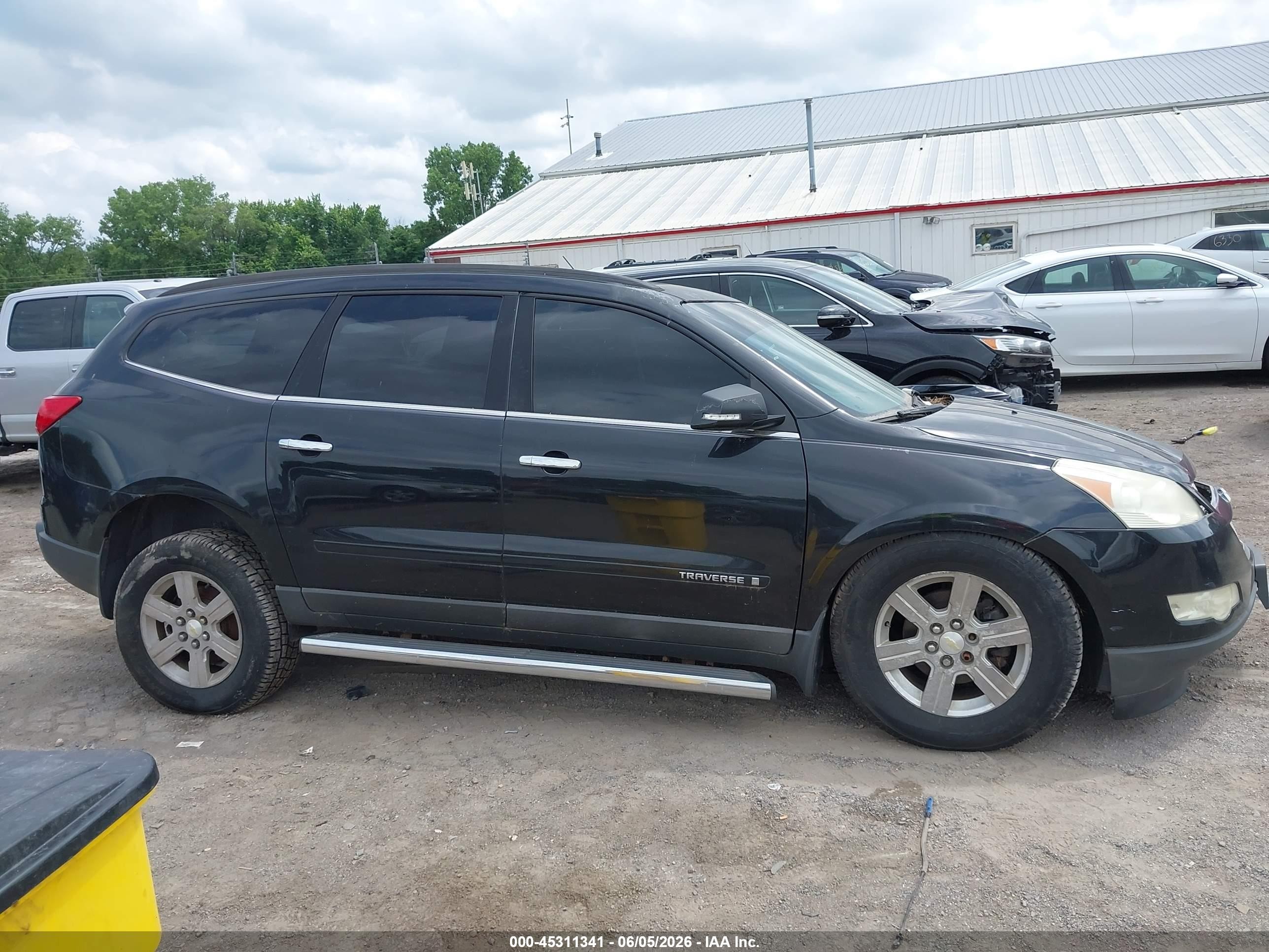 2009 Chevrolet Traverse Lt Черный vin: 1GNEV23D79S119948
