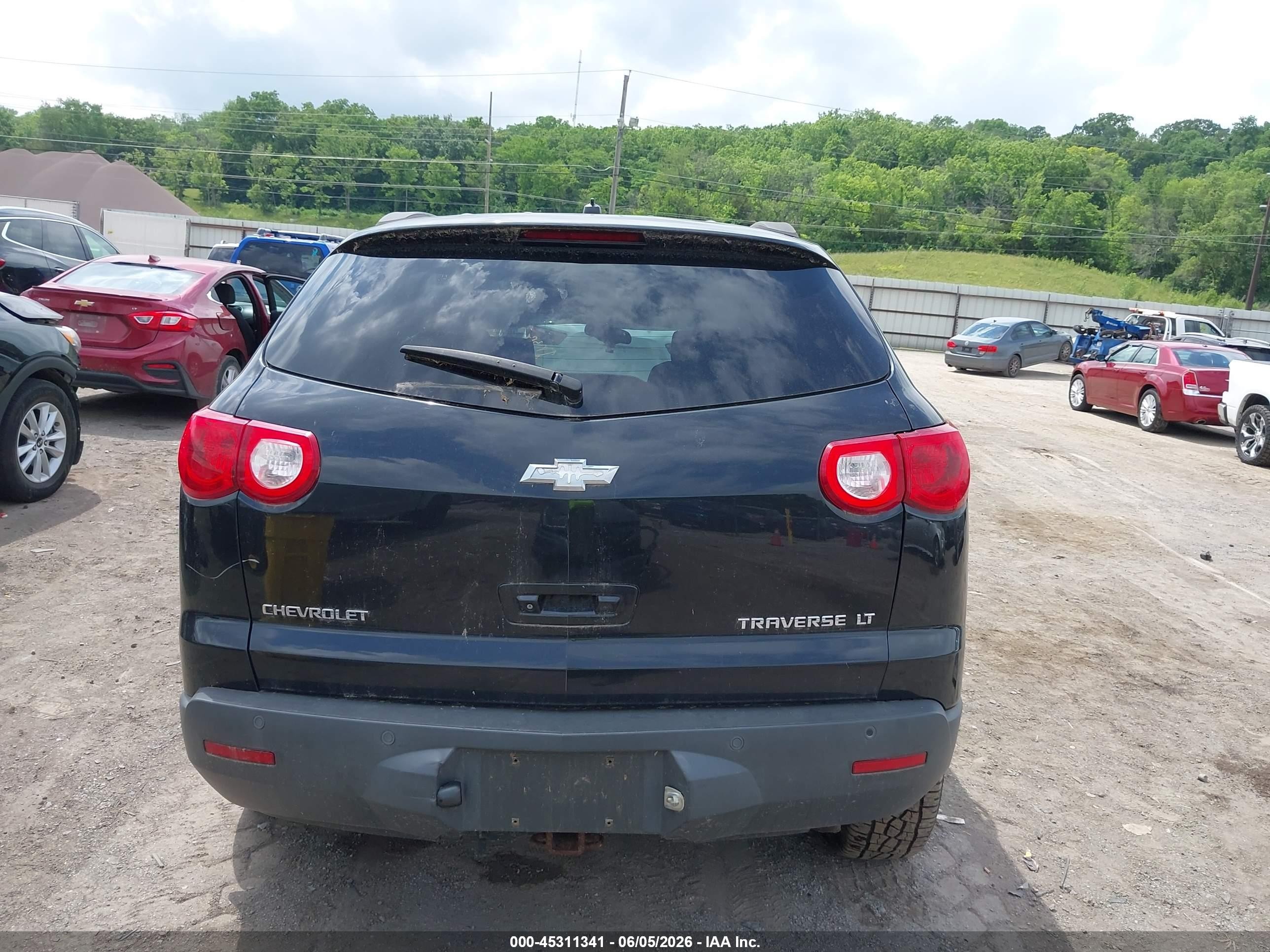 2009 Chevrolet Traverse Lt Черный vin: 1GNEV23D79S119948