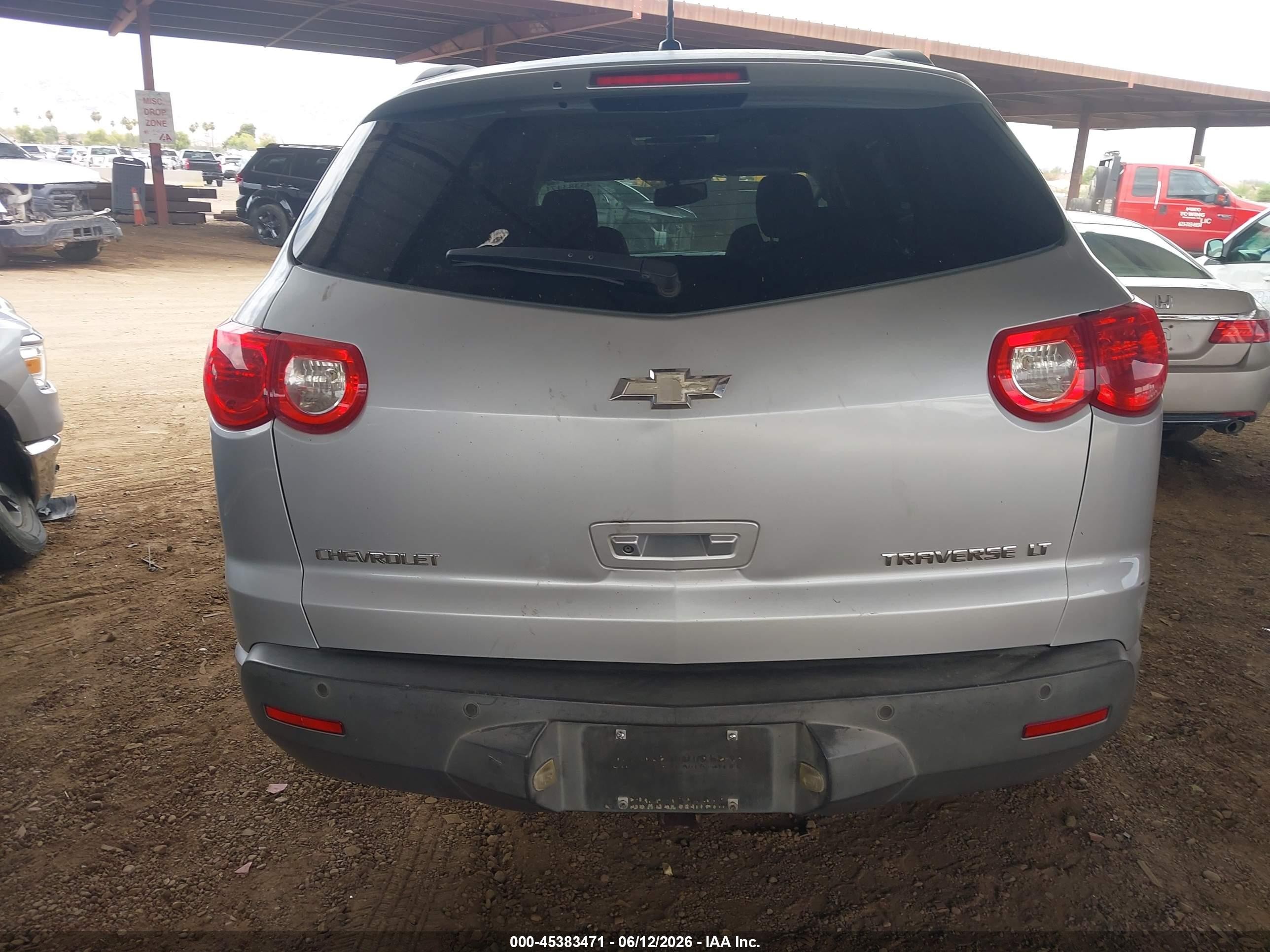 2009 Chevrolet Traverse Lt Silver vin: 1GNEV23D89S166972