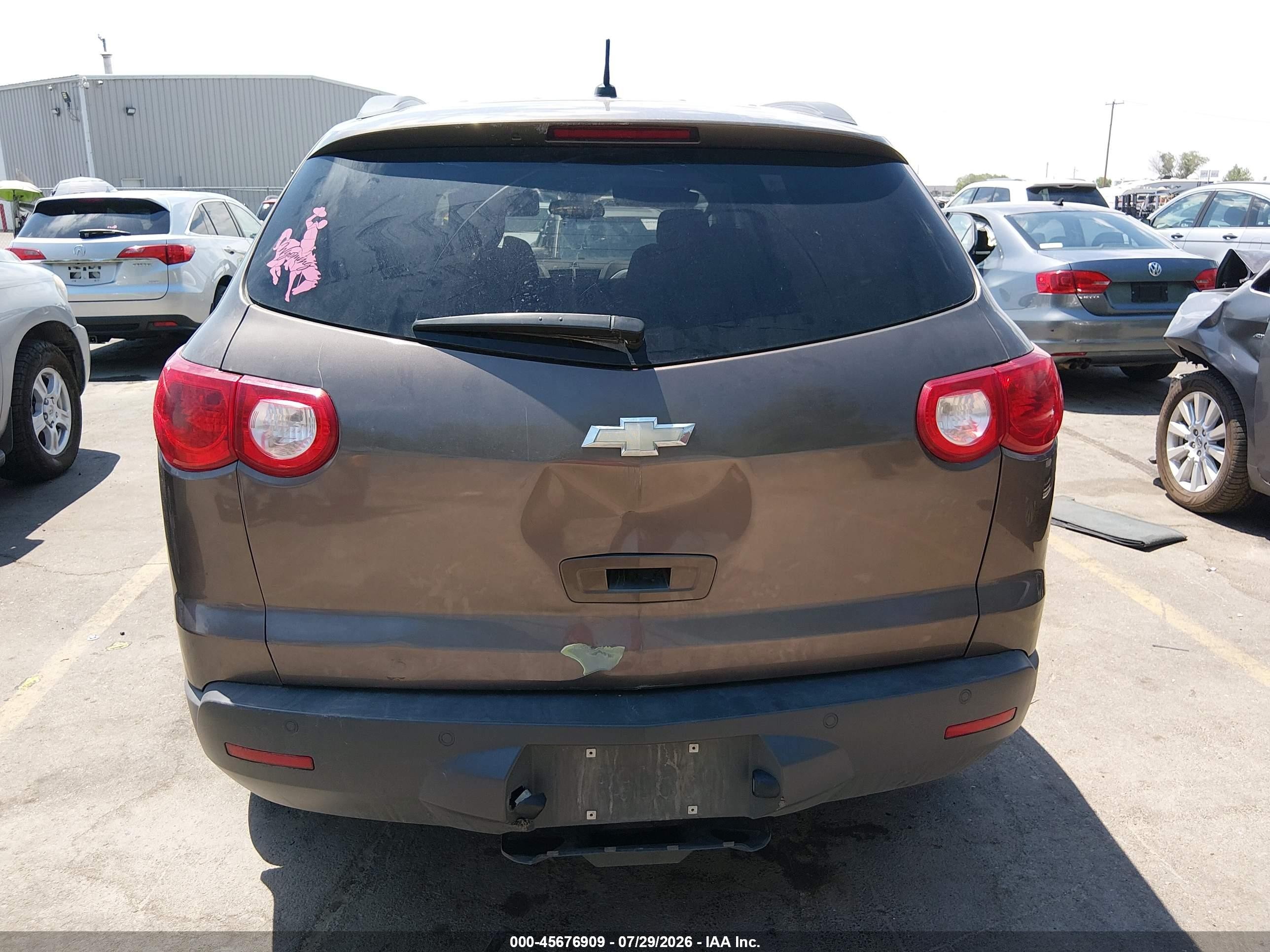 2009 Chevrolet Traverse Lt Gray vin: 1GNEV23D99S174997
