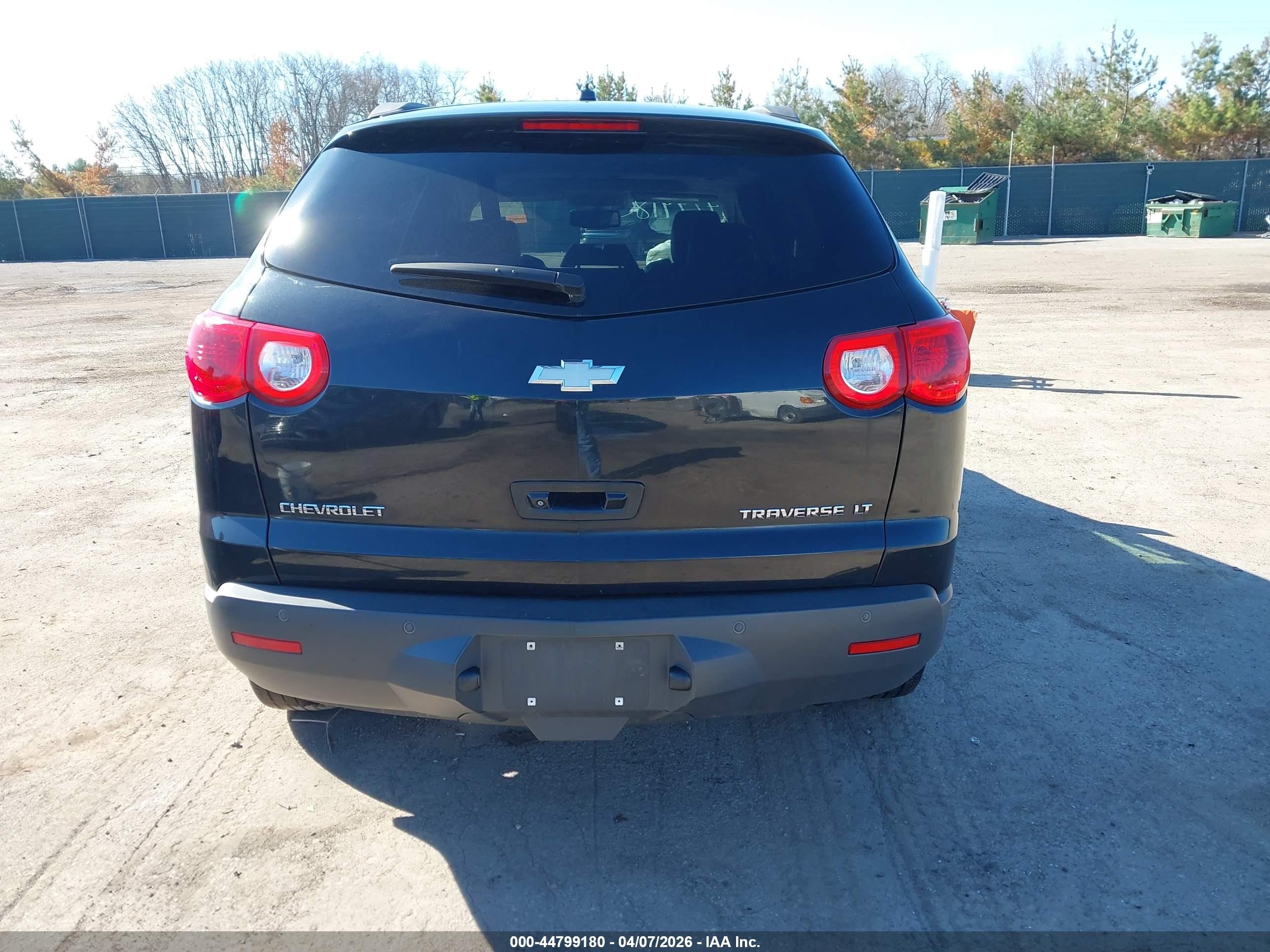 2009 Chevrolet Traverse Lt Black vin: 1GNEV23DX9S176452