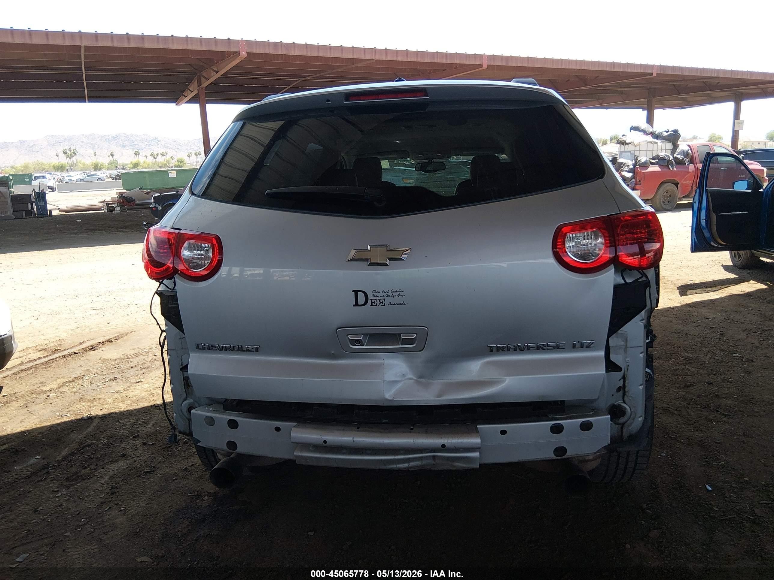 2009 Chevrolet Traverse Ltz Silver vin: 1GNEV33D69S149271