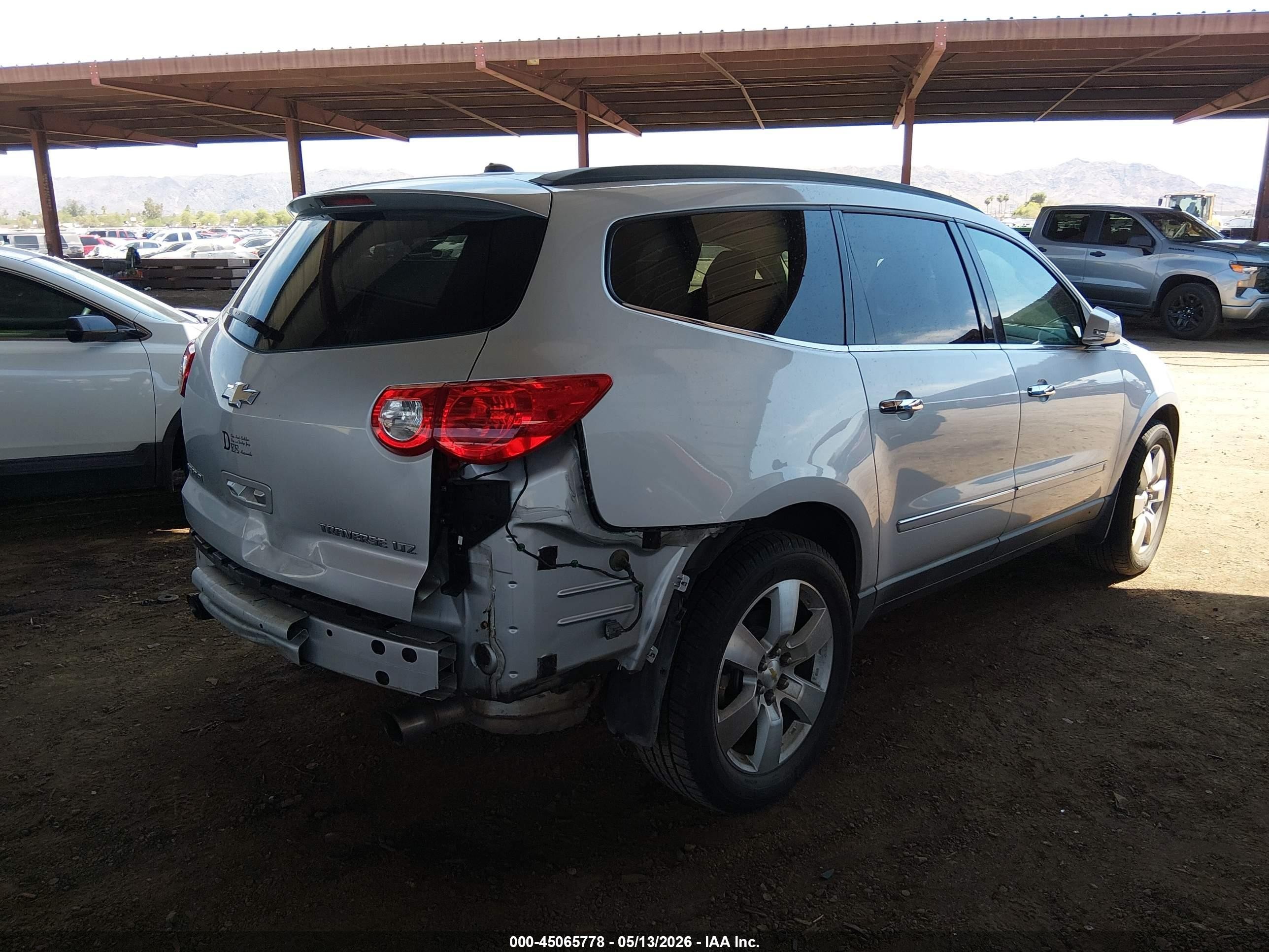 2009 Chevrolet Traverse Ltz Silver vin: 1GNEV33D69S149271