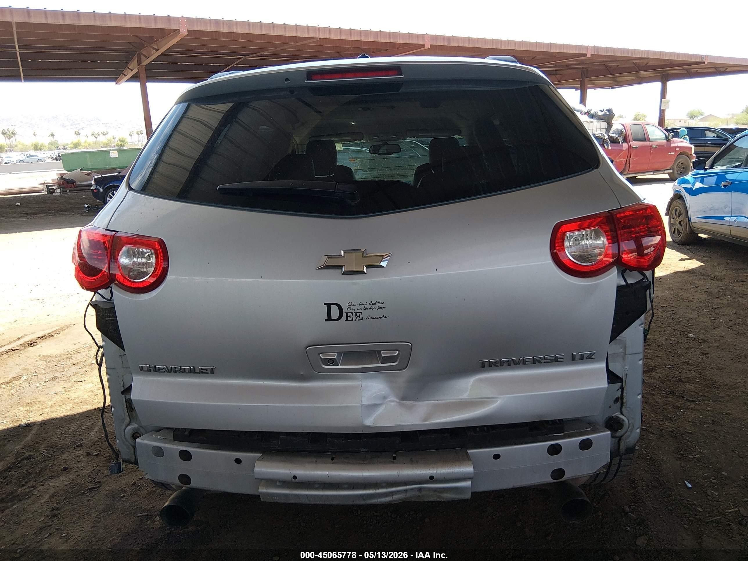 2009 Chevrolet Traverse Ltz Silver vin: 1GNEV33D69S149271