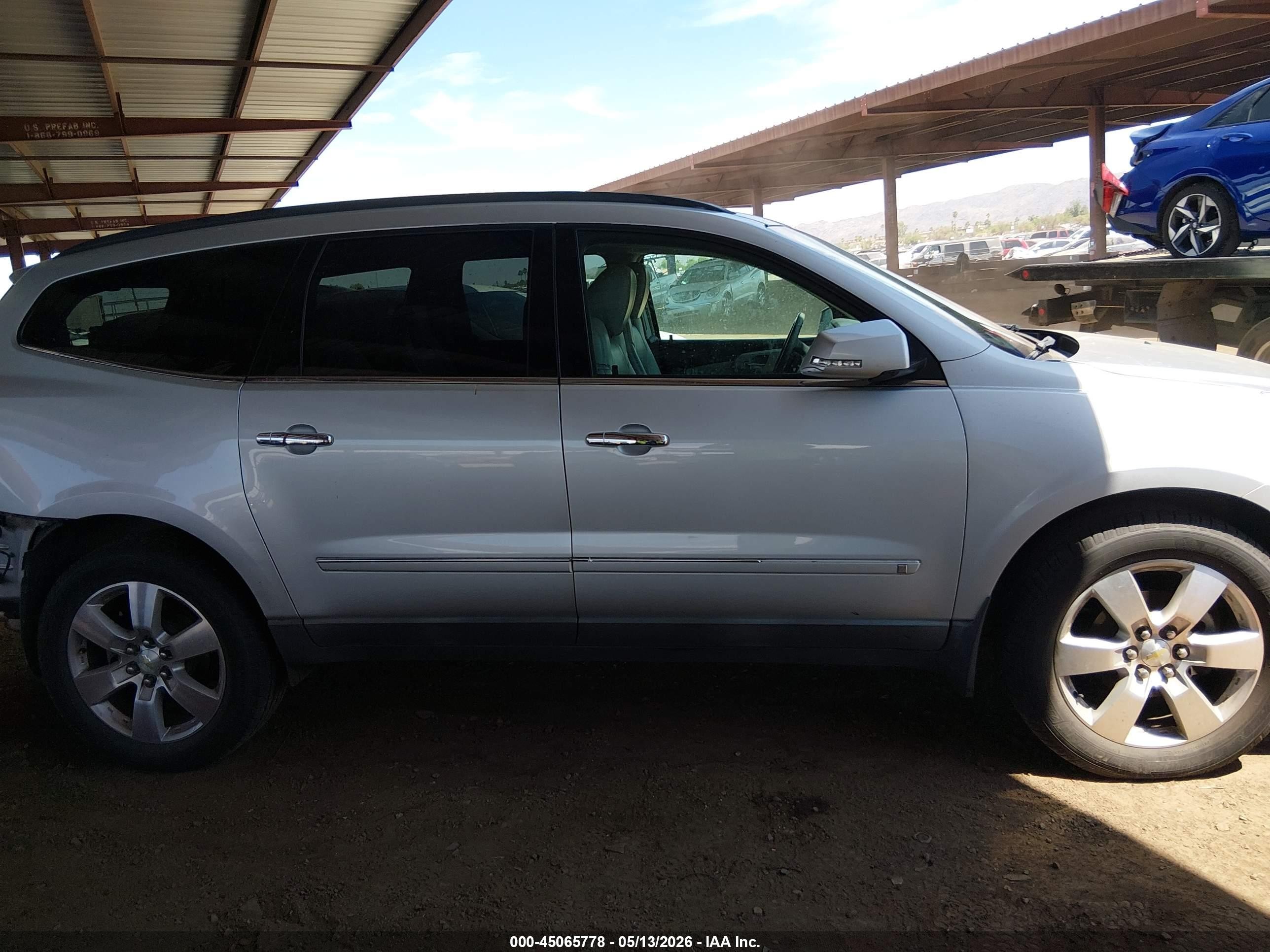2009 Chevrolet Traverse Ltz Silver vin: 1GNEV33D69S149271