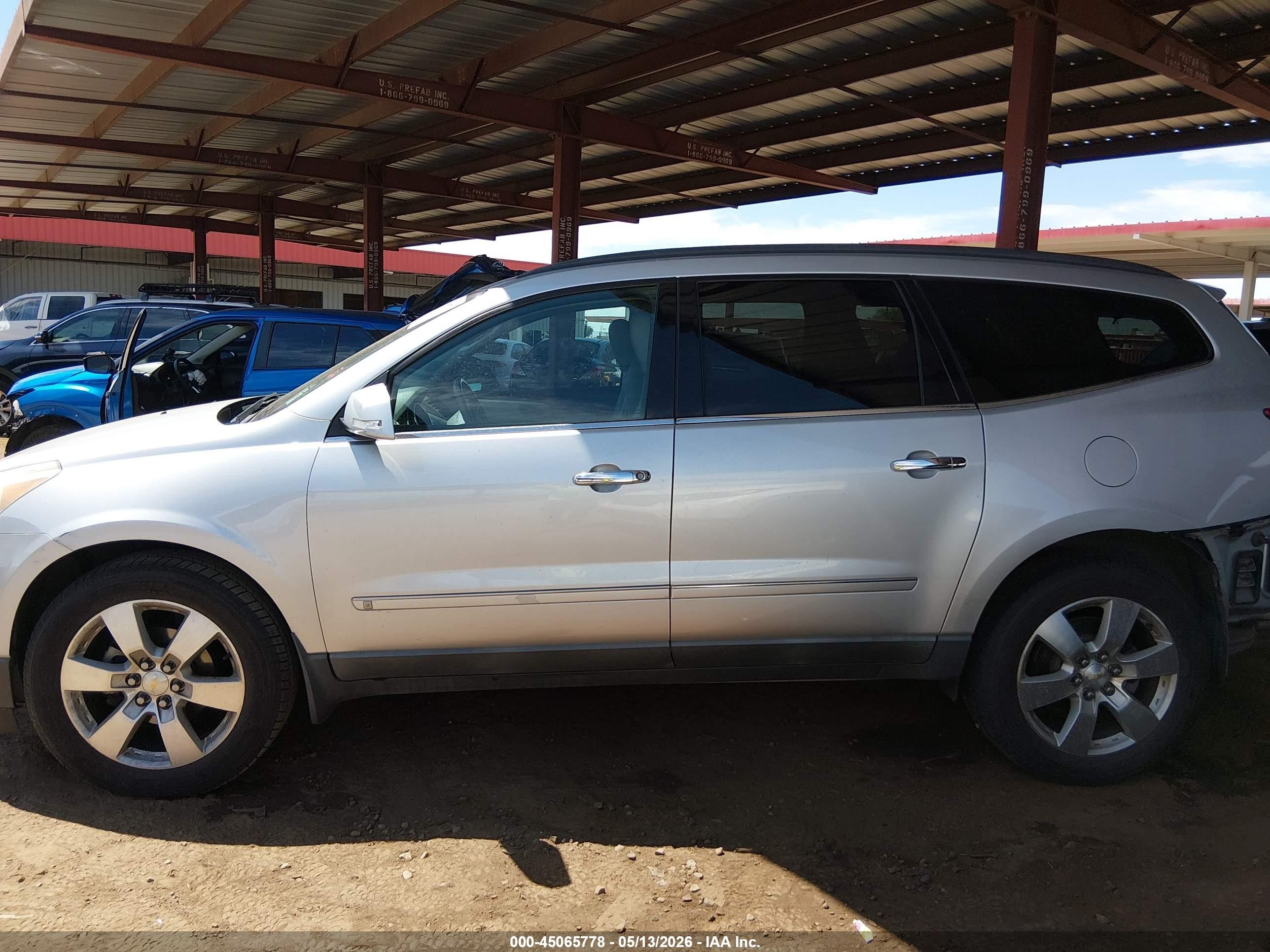 2009 Chevrolet Traverse Ltz Silver vin: 1GNEV33D69S149271