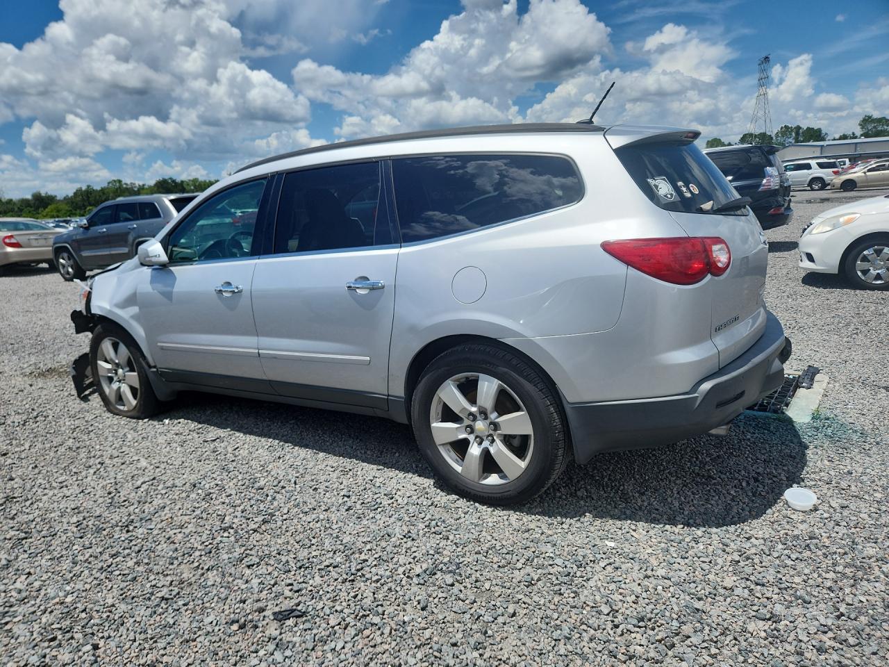 2009 Chevrolet Traverse Ltz Silver vin: 1GNEV33DX9S101918