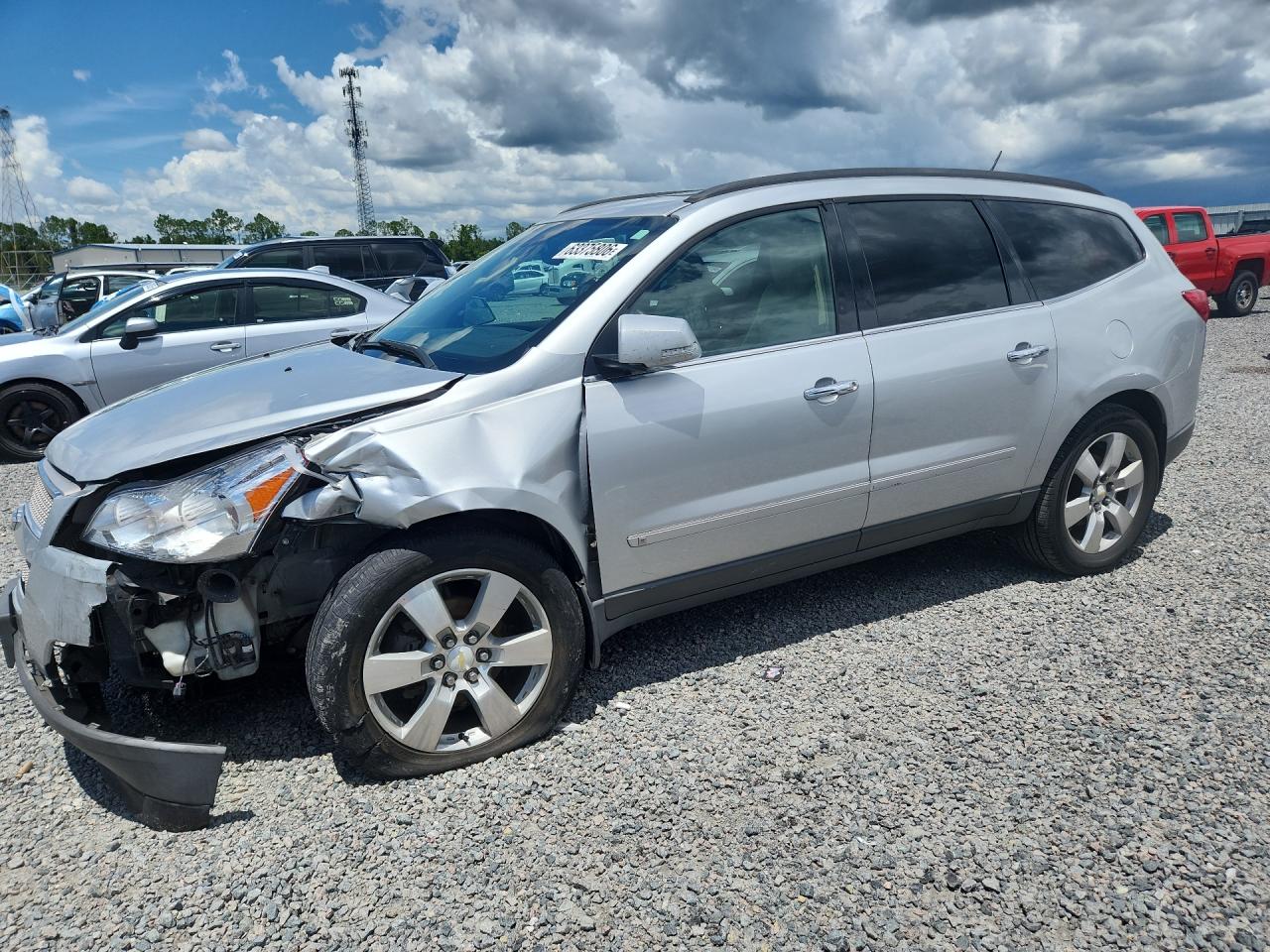 2009 Chevrolet Traverse Ltz Silver vin: 1GNEV33DX9S101918