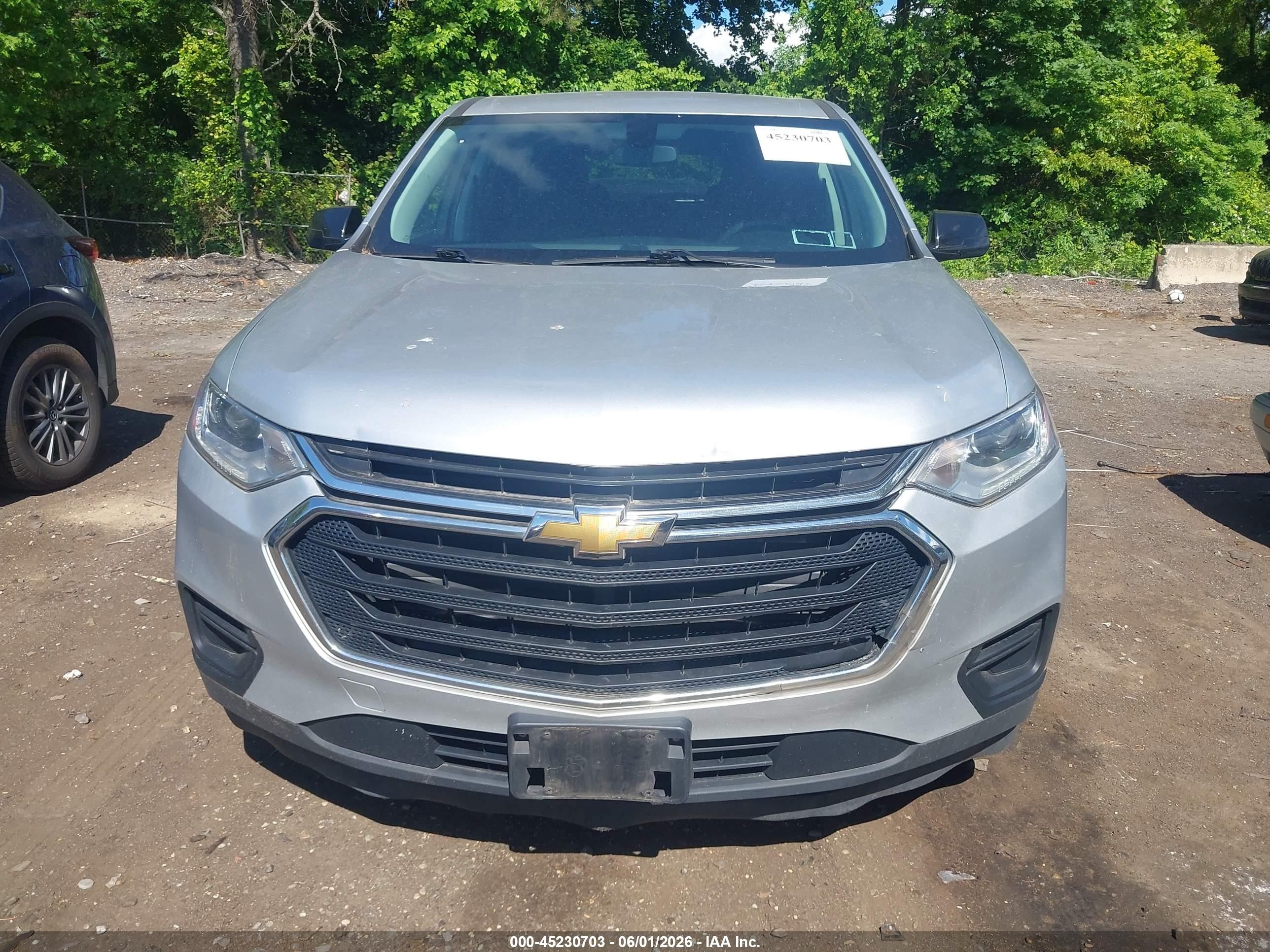 2019 Chevrolet Traverse Ls Gray vin: 1GNEVFKW1KJ279877