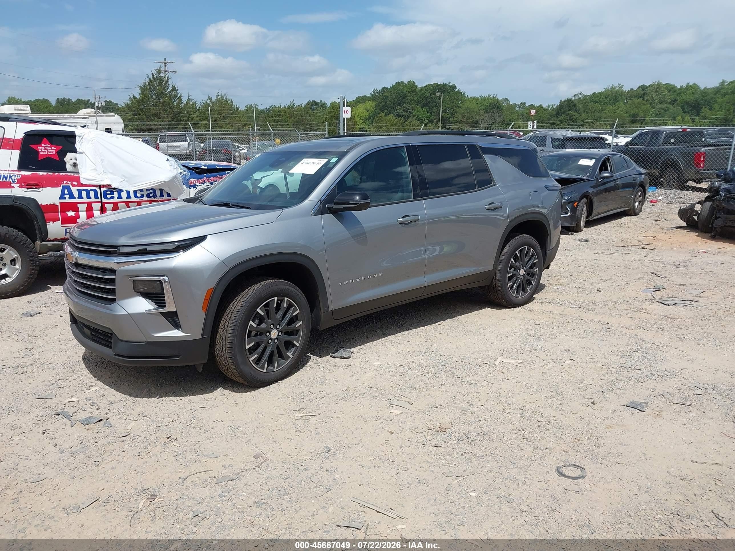 2026 Chevrolet Traverse Awd Lt Gray vin: 1GNEVGKS5TJ219962