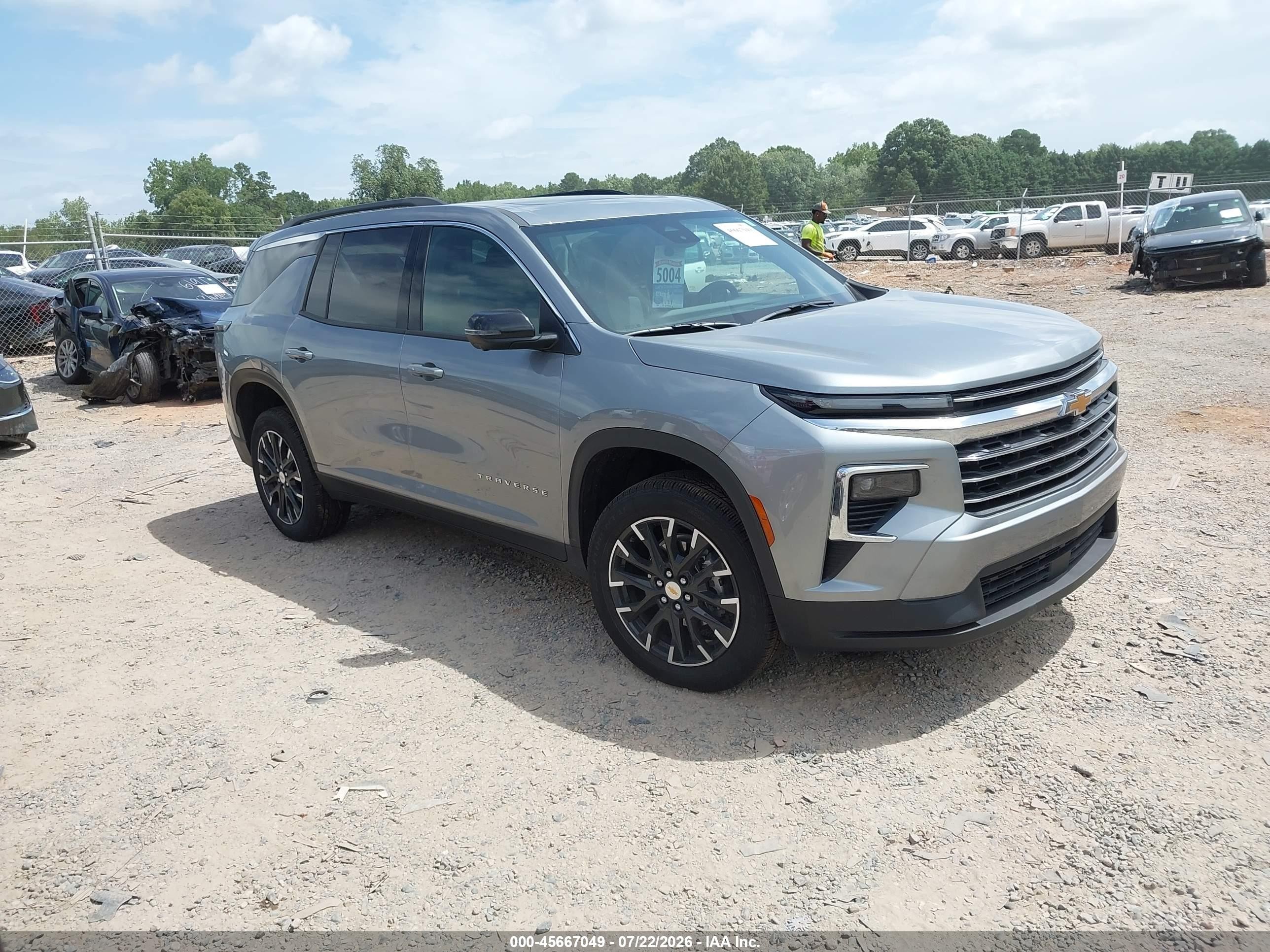 2026 Chevrolet Traverse Awd Lt Gray vin: 1GNEVGKS5TJ219962