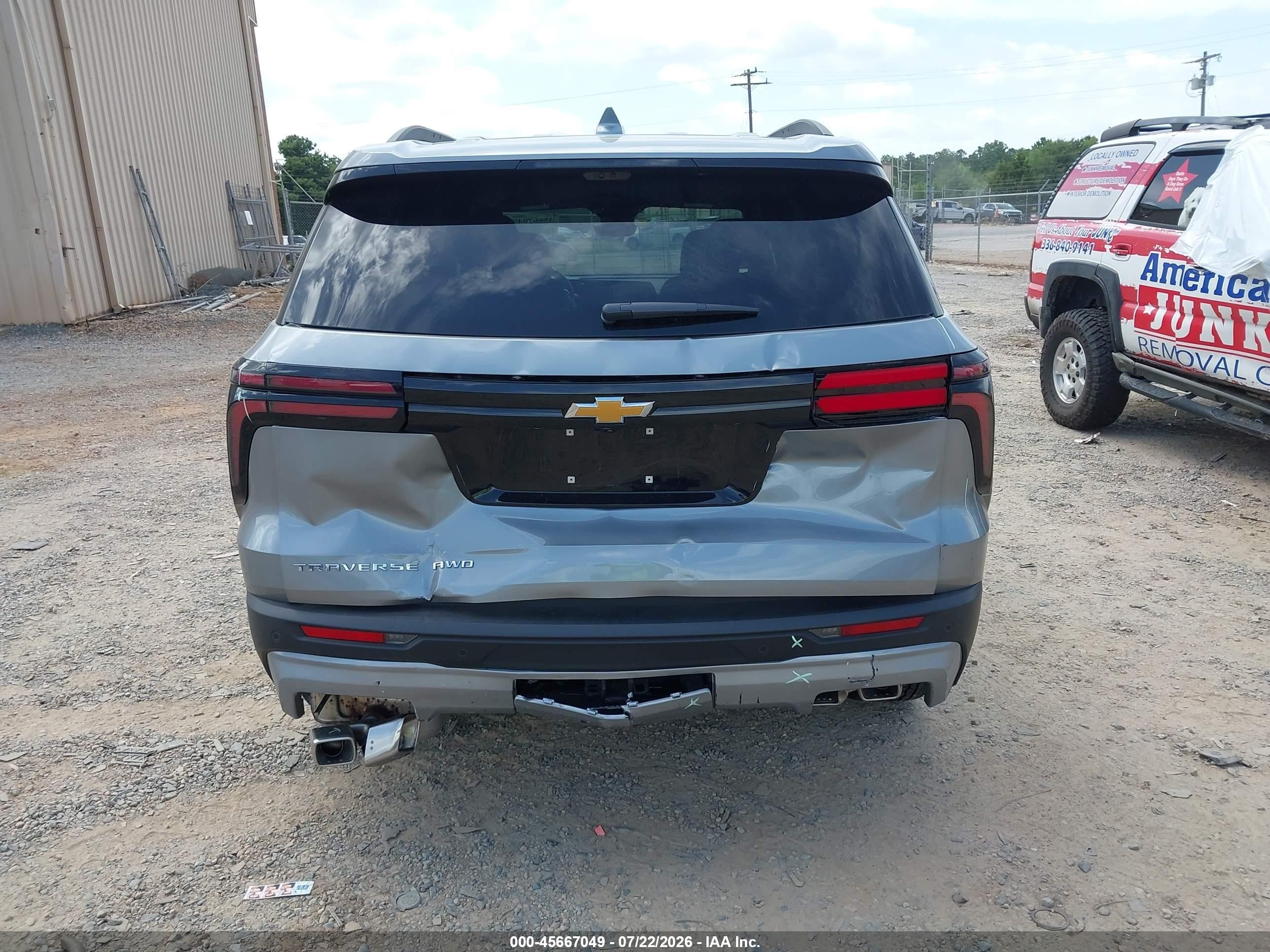 2026 Chevrolet Traverse Awd Lt Gray vin: 1GNEVGKS5TJ219962