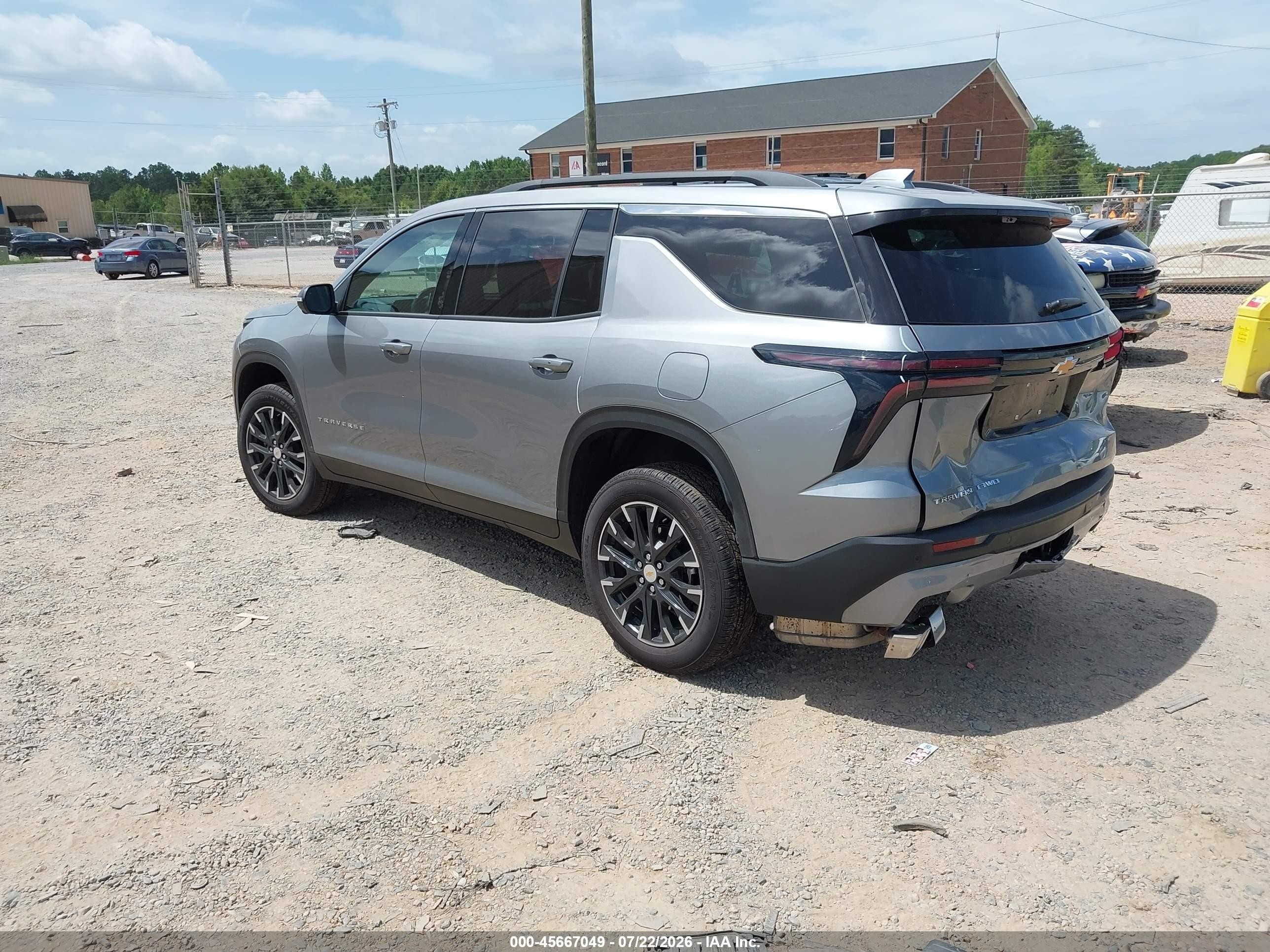 2026 Chevrolet Traverse Awd Lt Gray vin: 1GNEVGKS5TJ219962