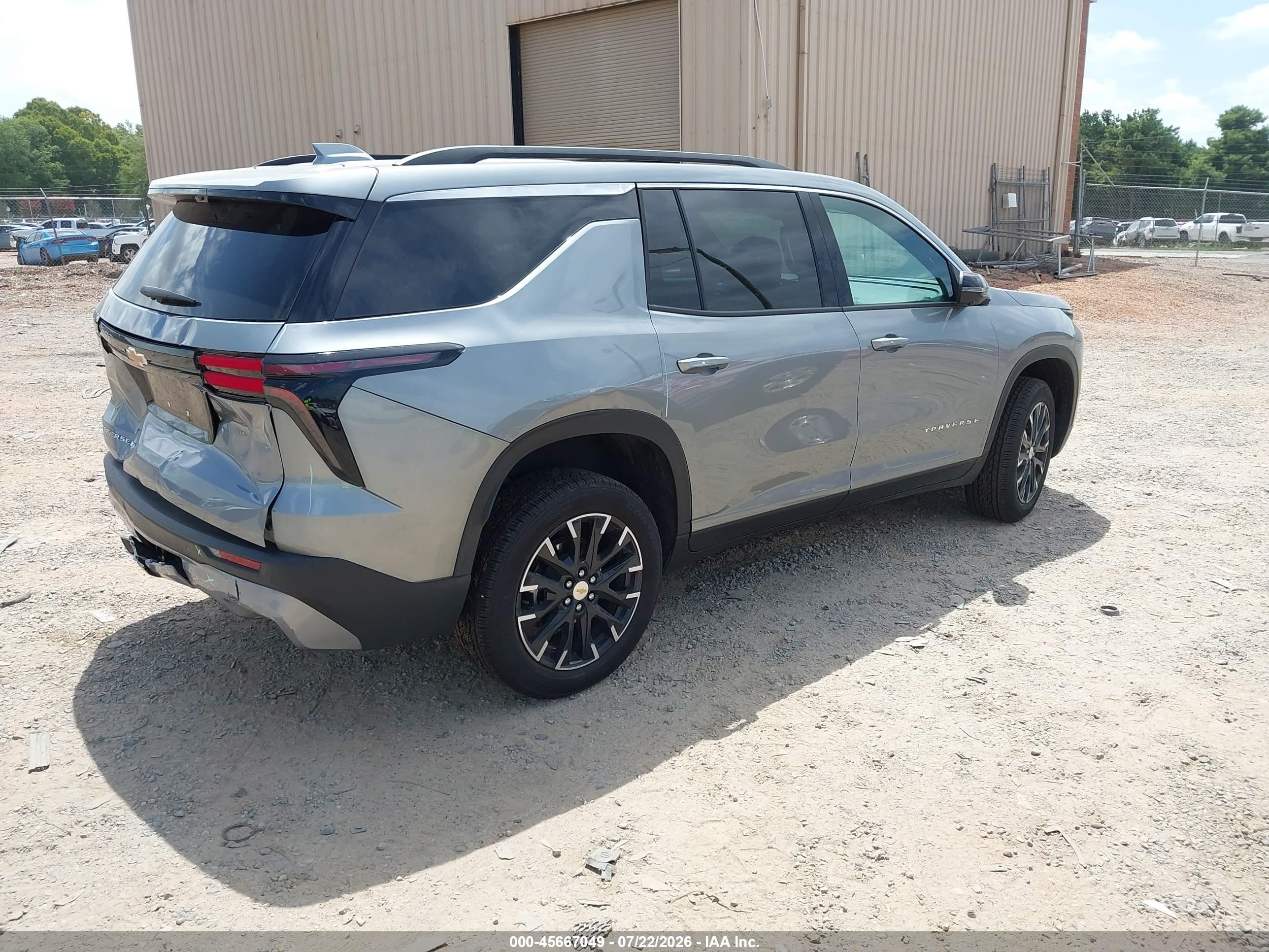 2026 Chevrolet Traverse Awd Lt Gray vin: 1GNEVGKS5TJ219962