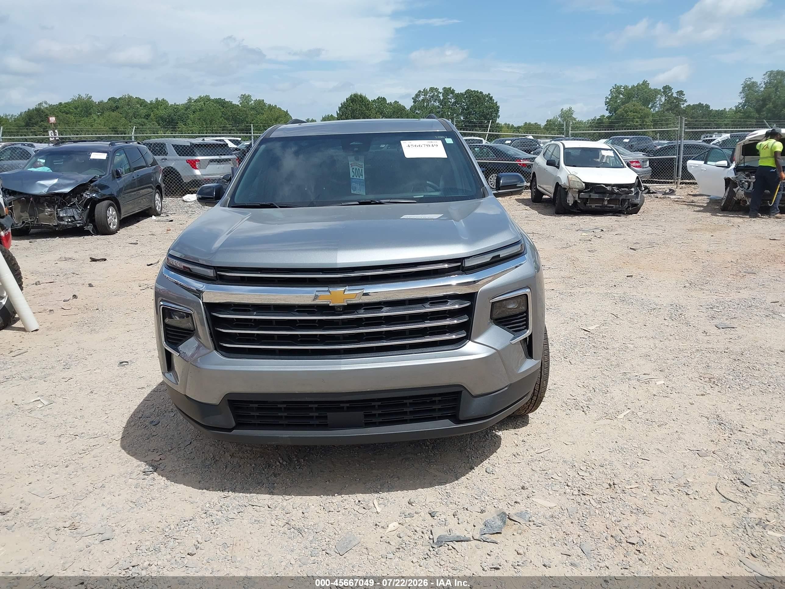 2026 Chevrolet Traverse Awd Lt Gray vin: 1GNEVGKS5TJ219962