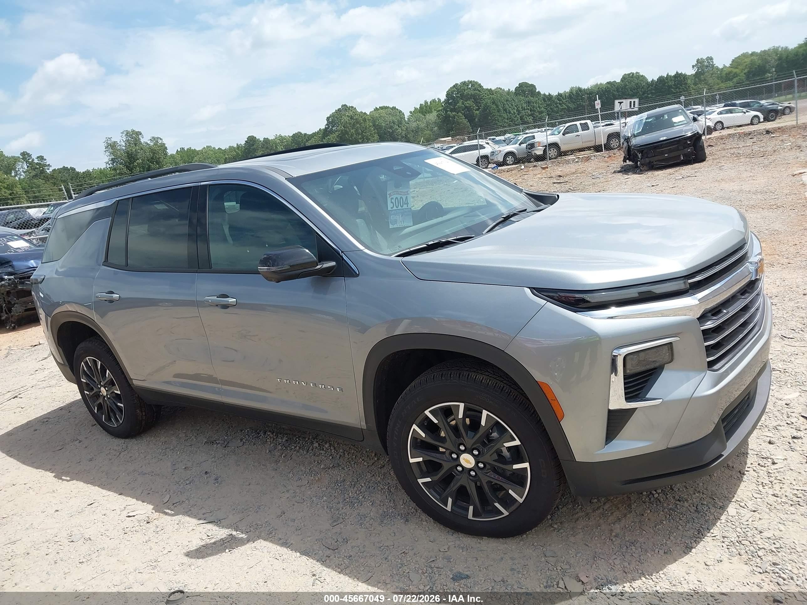 2026 Chevrolet Traverse Awd Lt Gray vin: 1GNEVGKS5TJ219962