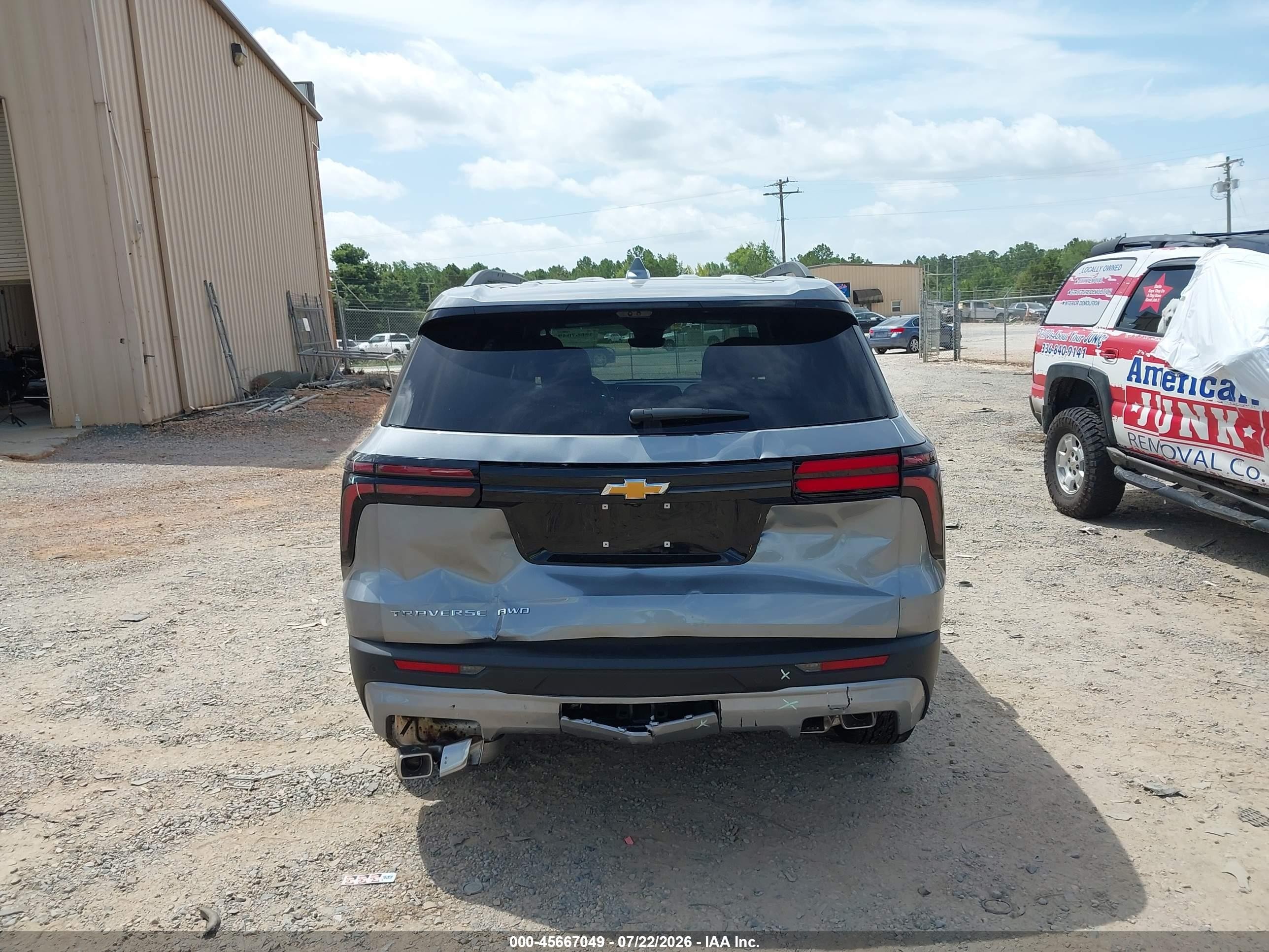 2026 Chevrolet Traverse Awd Lt Gray vin: 1GNEVGKS5TJ219962