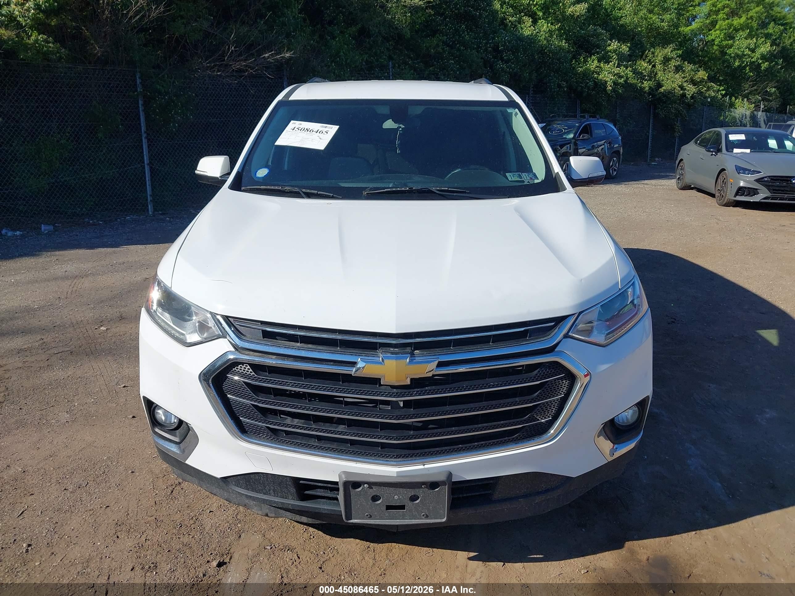 2018 Chevrolet Traverse 1lt White vin: 1GNEVGKW0JJ231582