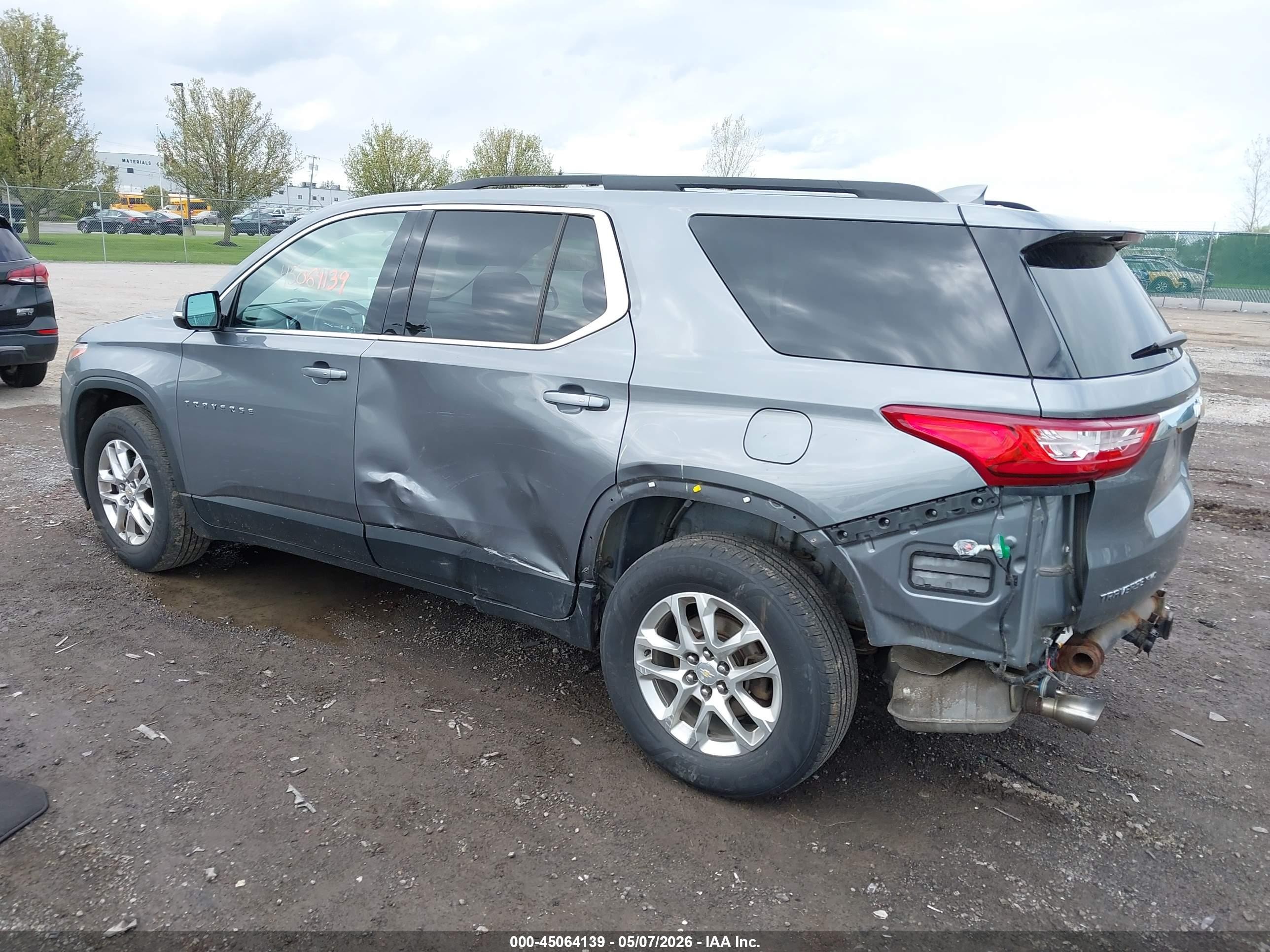 2019 Chevrolet Traverse 1lt Gray vin: 1GNEVGKW0KJ291234