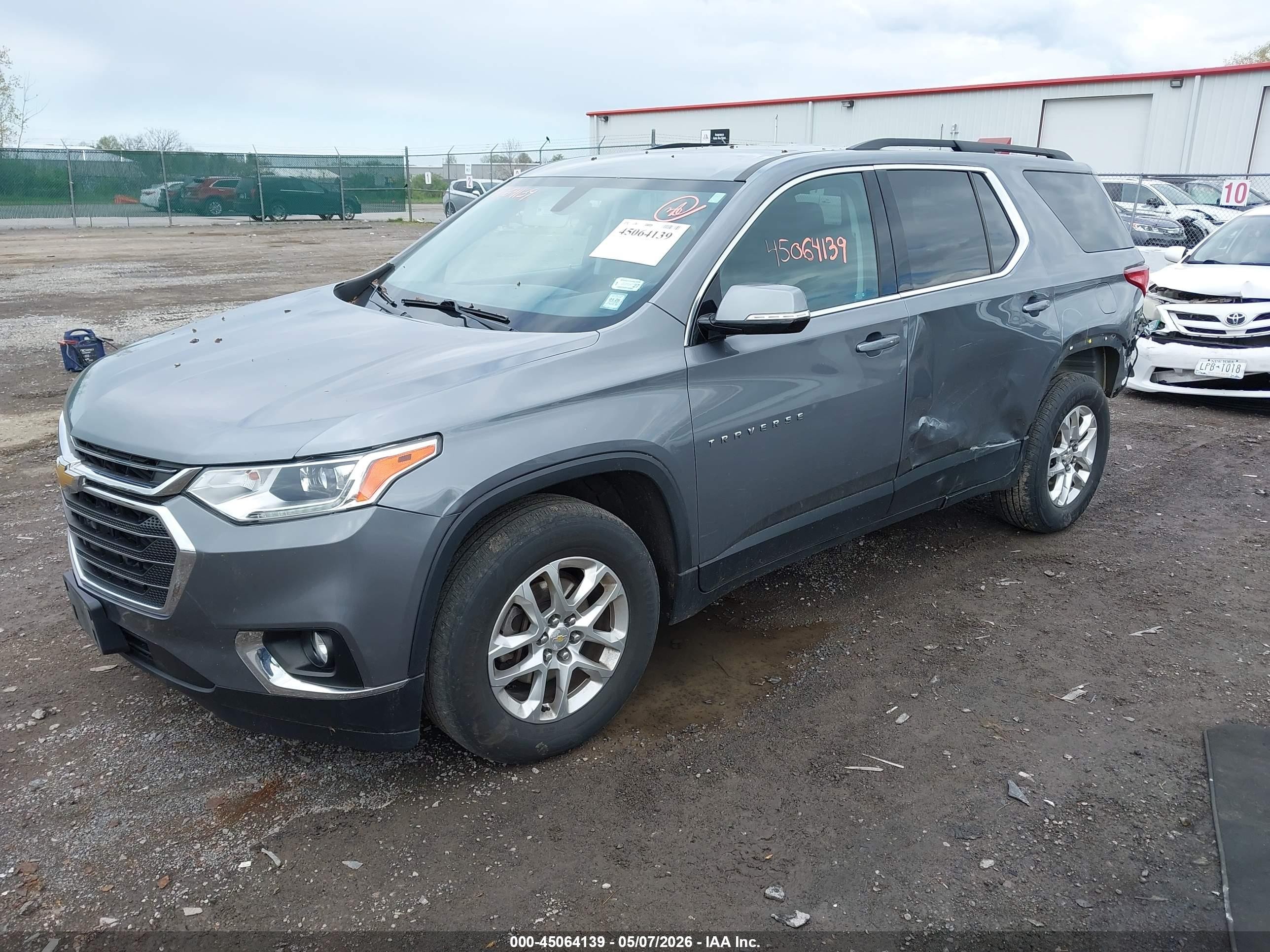 2019 Chevrolet Traverse 1lt Gray vin: 1GNEVGKW0KJ291234