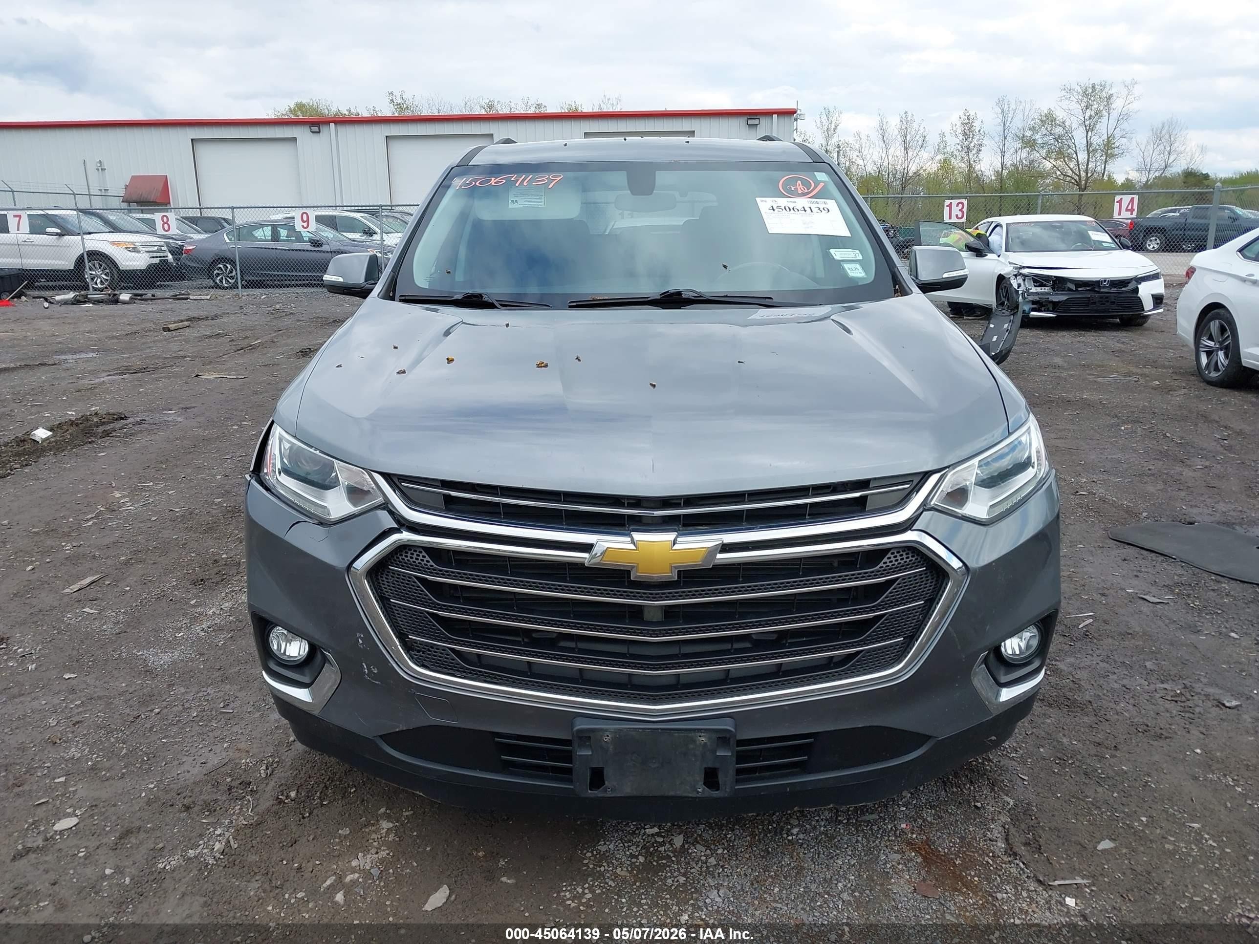 2019 Chevrolet Traverse 1lt Gray vin: 1GNEVGKW0KJ291234