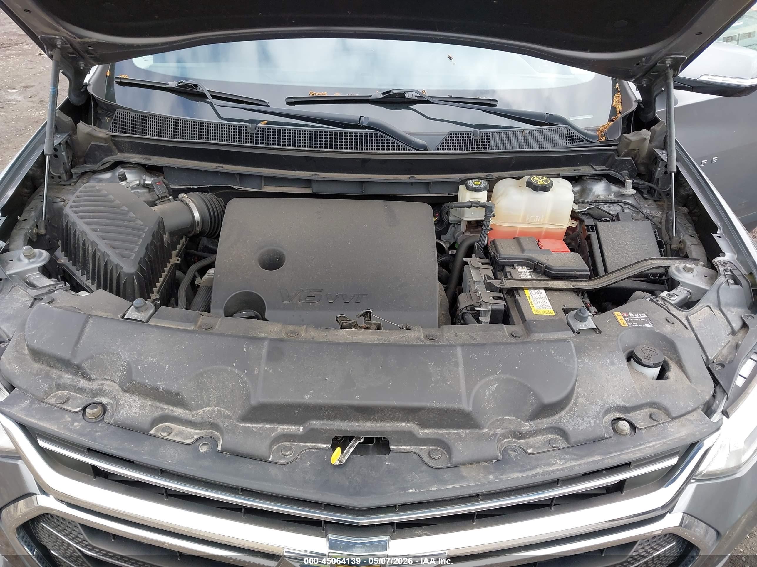 2019 Chevrolet Traverse 1lt Gray vin: 1GNEVGKW0KJ291234