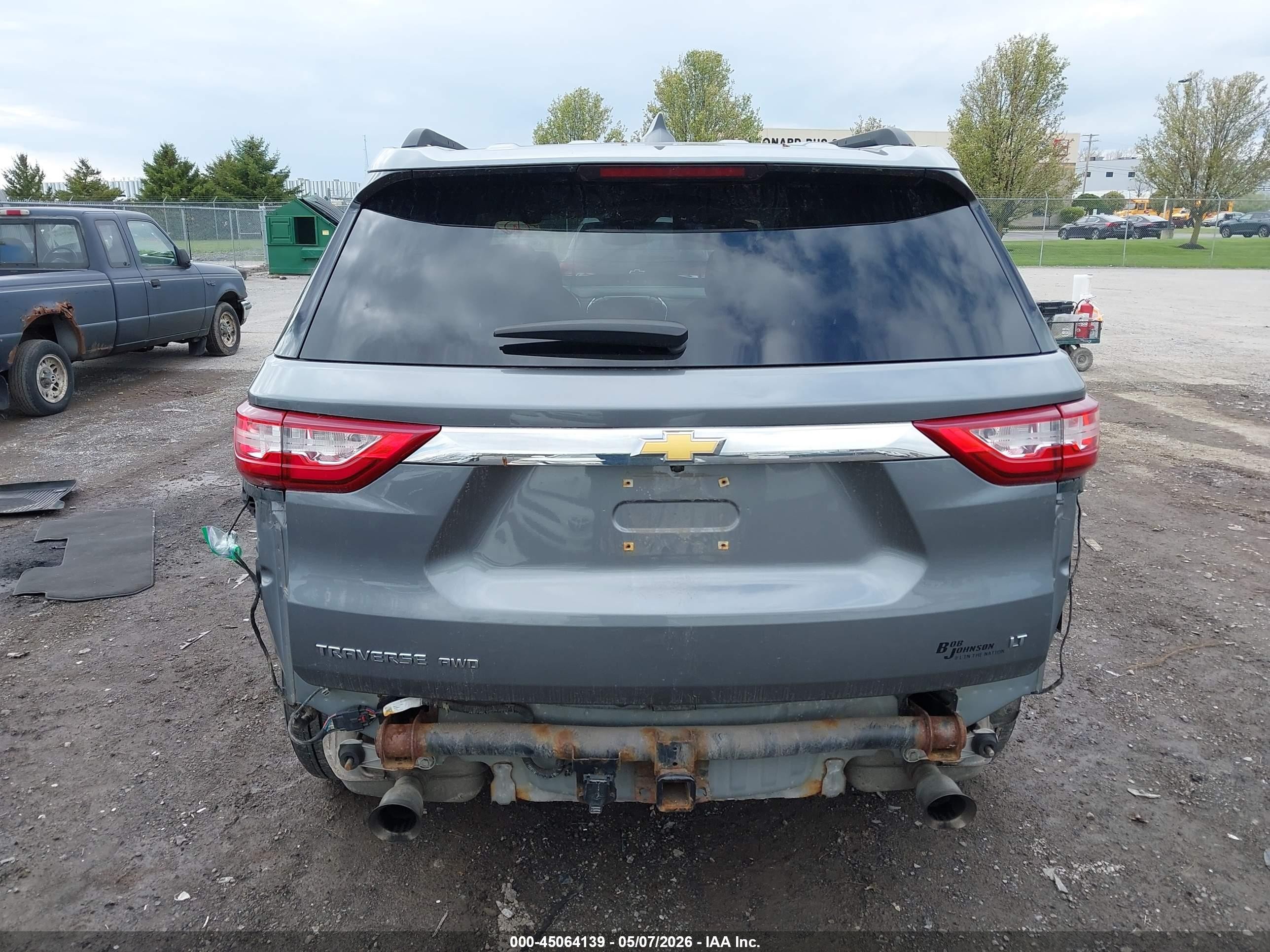 2019 Chevrolet Traverse 1lt Gray vin: 1GNEVGKW0KJ291234