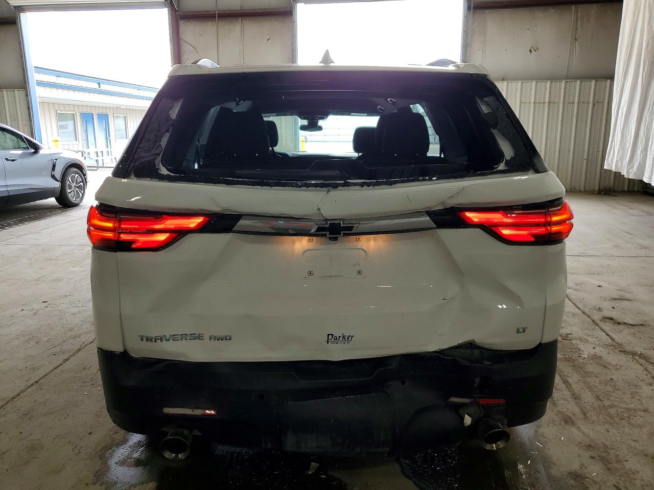 2022 Chevrolet Traverse Lt White vin: 1GNEVGKW0NJ136929