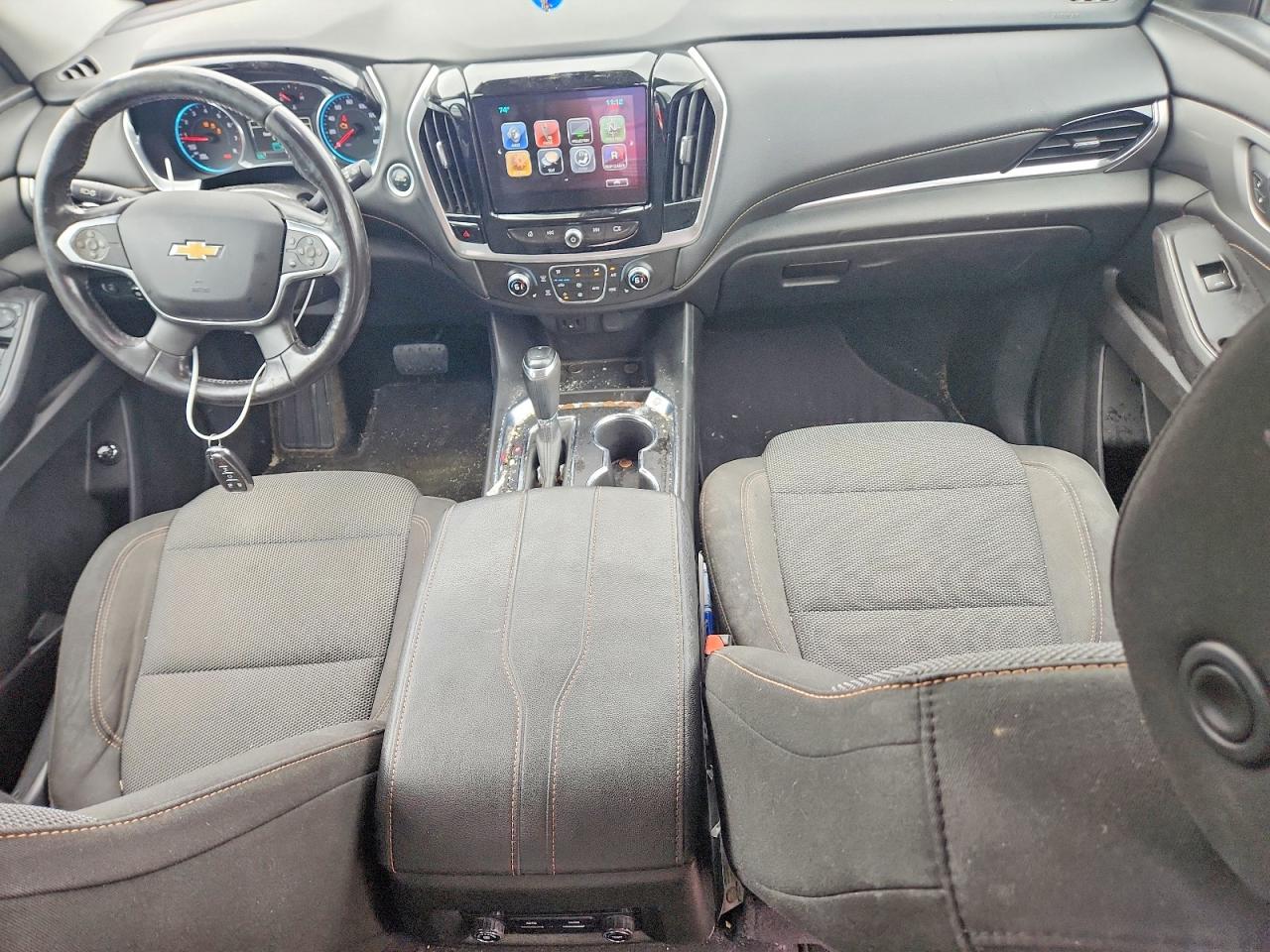 2018 Chevrolet Traverse Lt White vin: 1GNEVGKW1JJ153670
