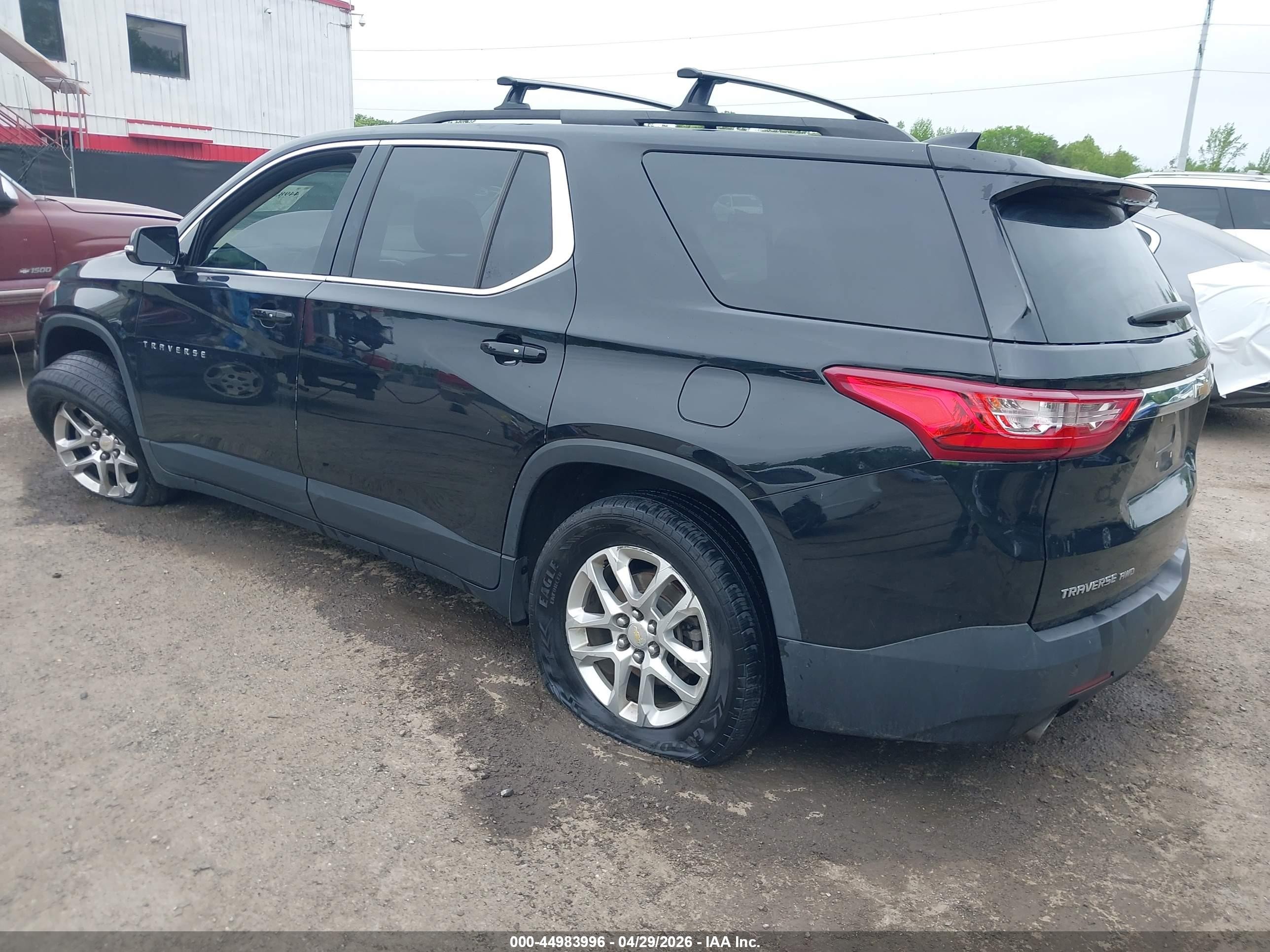 2019 Chevrolet Traverse 1lt Черный vin: 1GNEVGKW2KJ128763