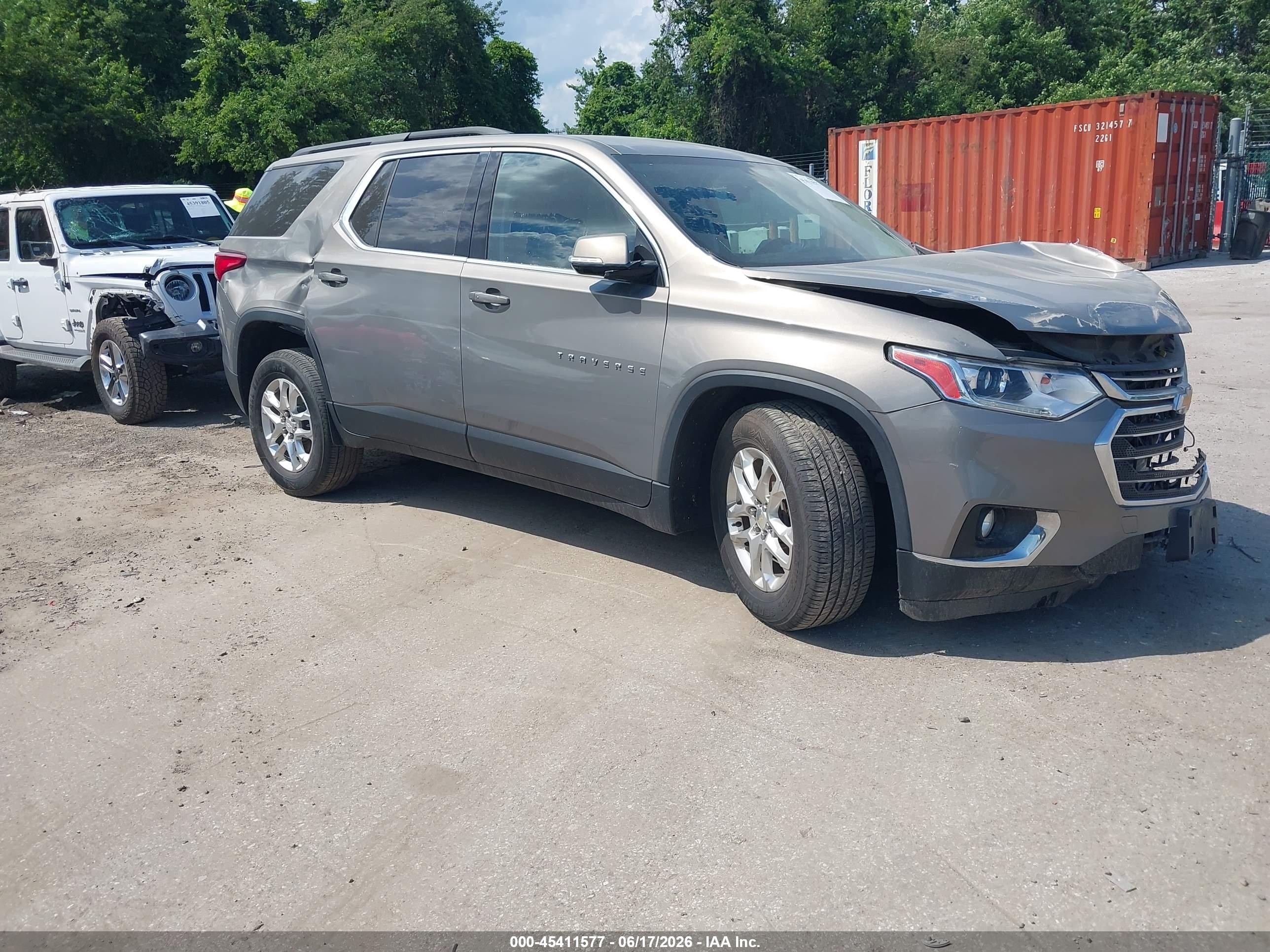 2019 Chevrolet Traverse 1lt Brown vin: 1GNEVGKW2KJ153470