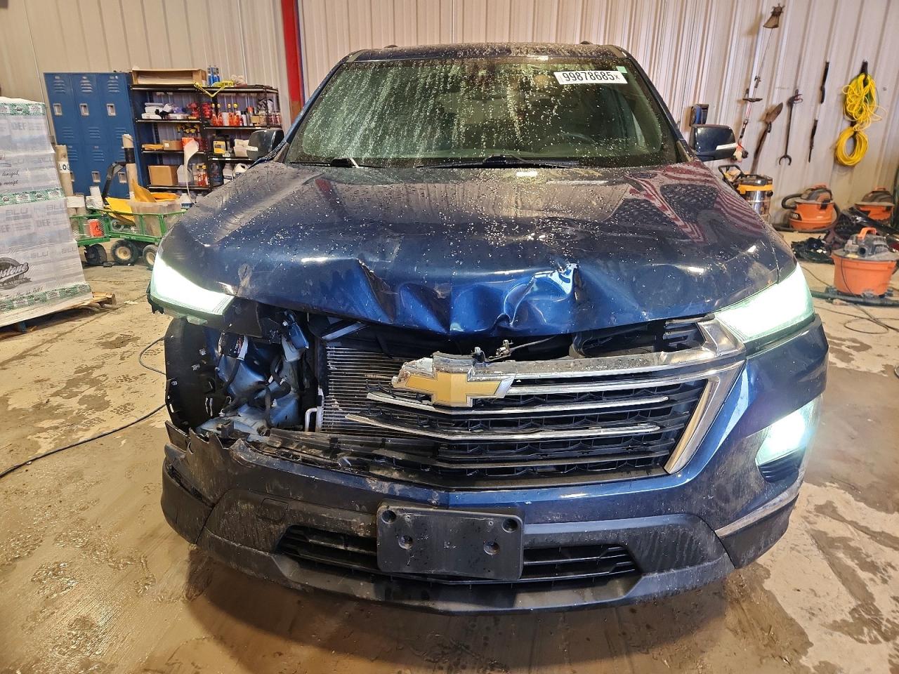 2022 Chevrolet Traverse Lt Blue vin: 1GNEVGKW2NJ156910