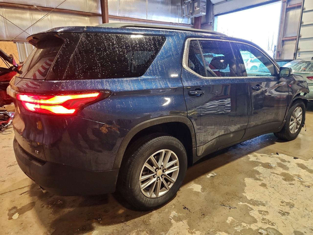 2022 Chevrolet Traverse Lt Blue vin: 1GNEVGKW2NJ156910